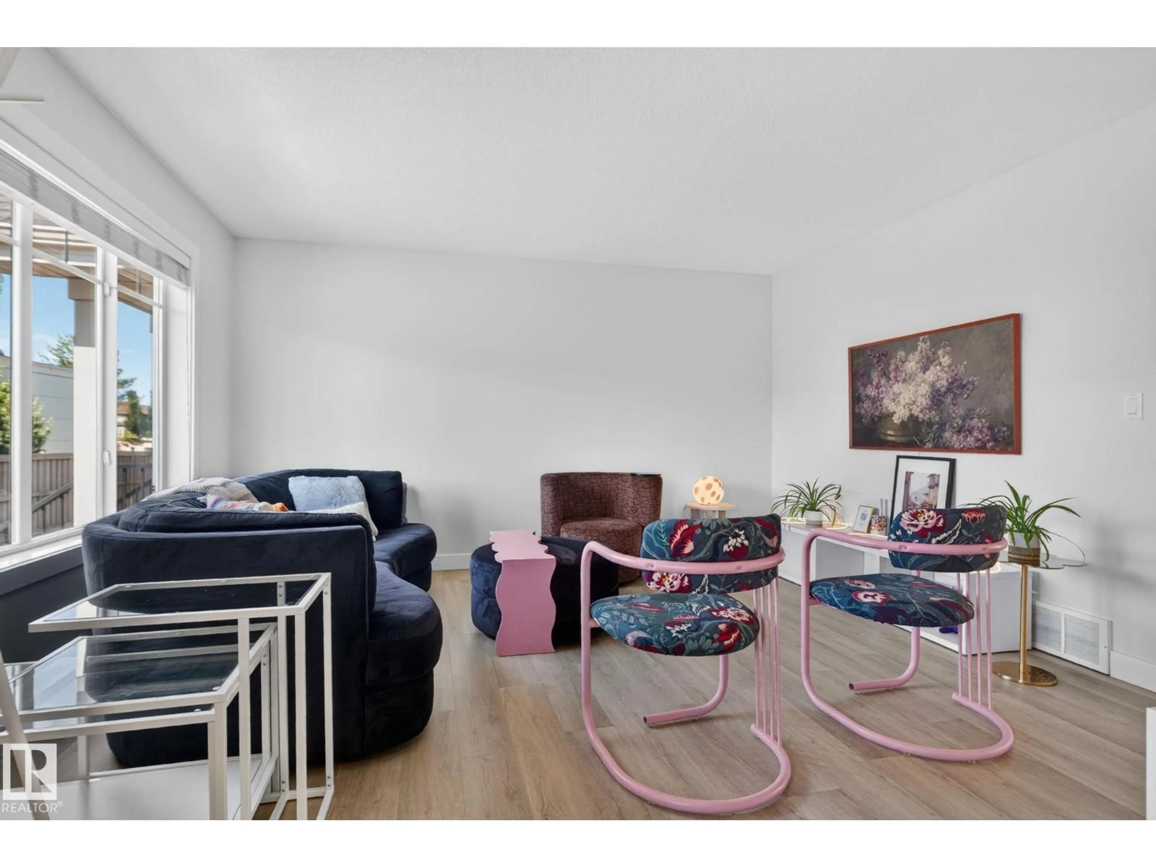 Living room with furniture, unknown for 5134 - 6 MULLEN RD, Edmonton Alberta T6R0S7