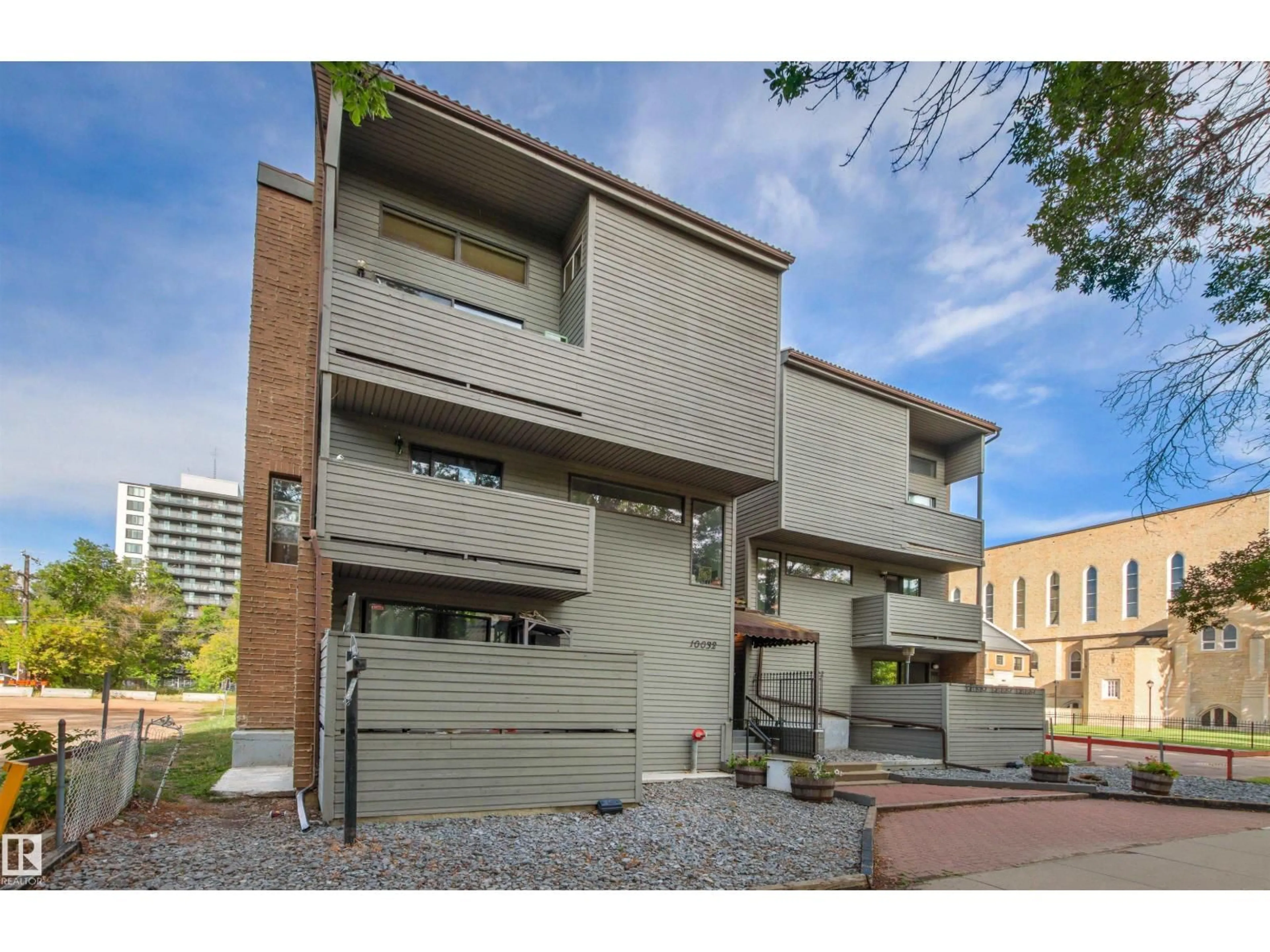 Home with brick exterior material, street for #7 - 10032 113 ST, Edmonton Alberta T5K1N8