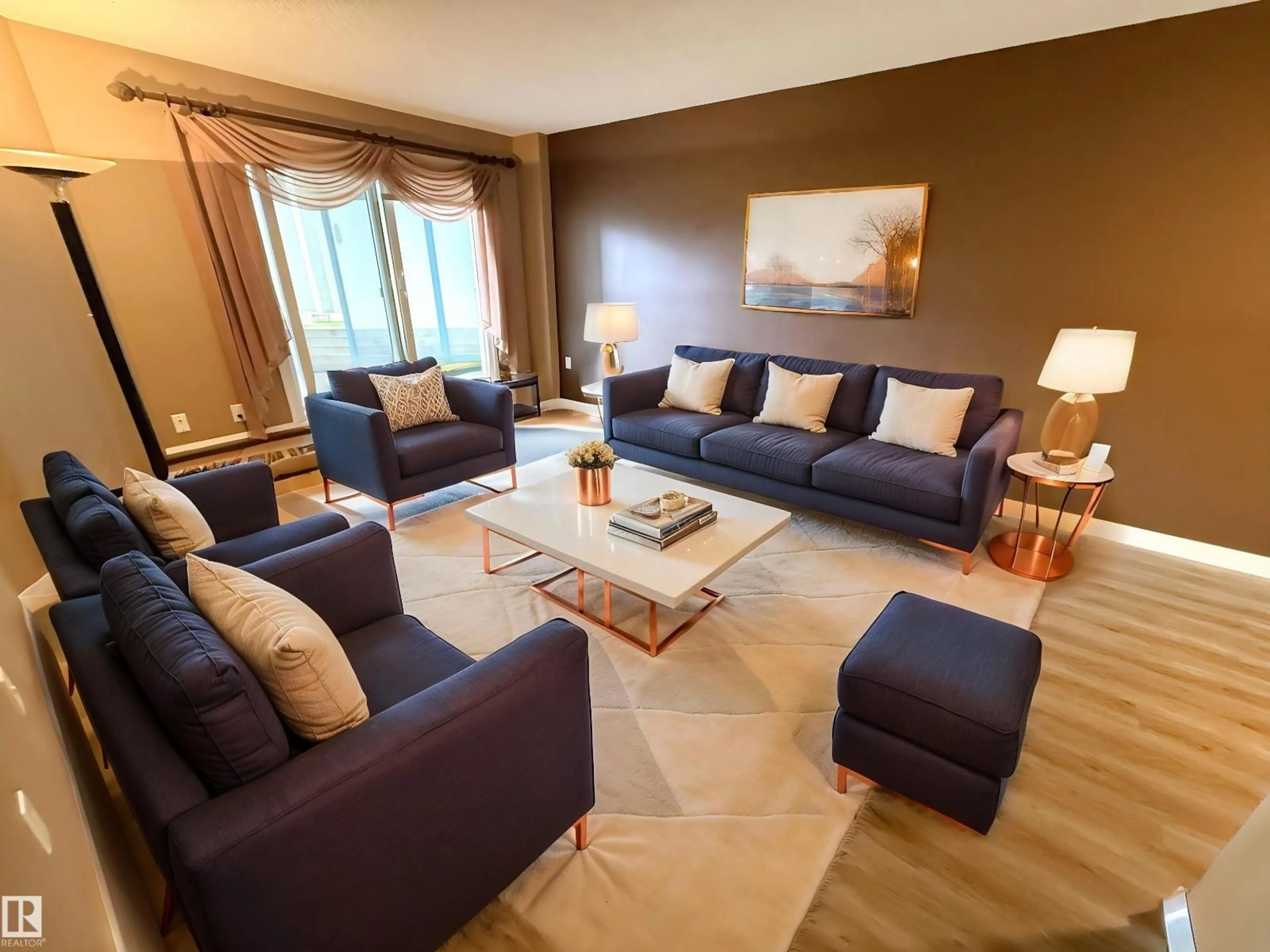 Living room with furniture, unknown for #103 - 9620 174 ST NW, Edmonton Alberta T5T6B9
