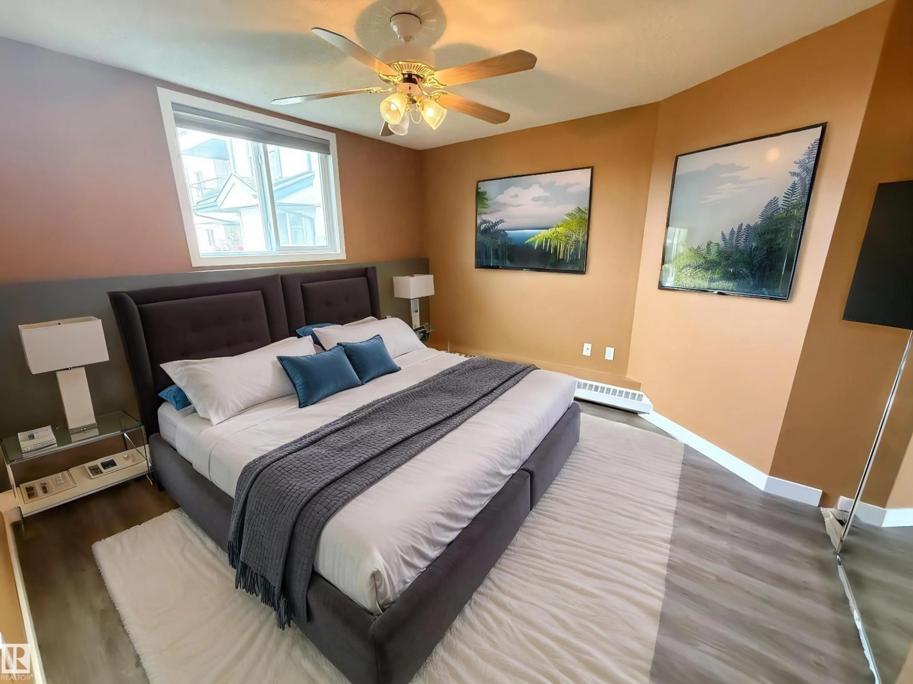 Bedroom with bed, unknown for #103 - 9620 174 ST NW, Edmonton Alberta T5T6B9