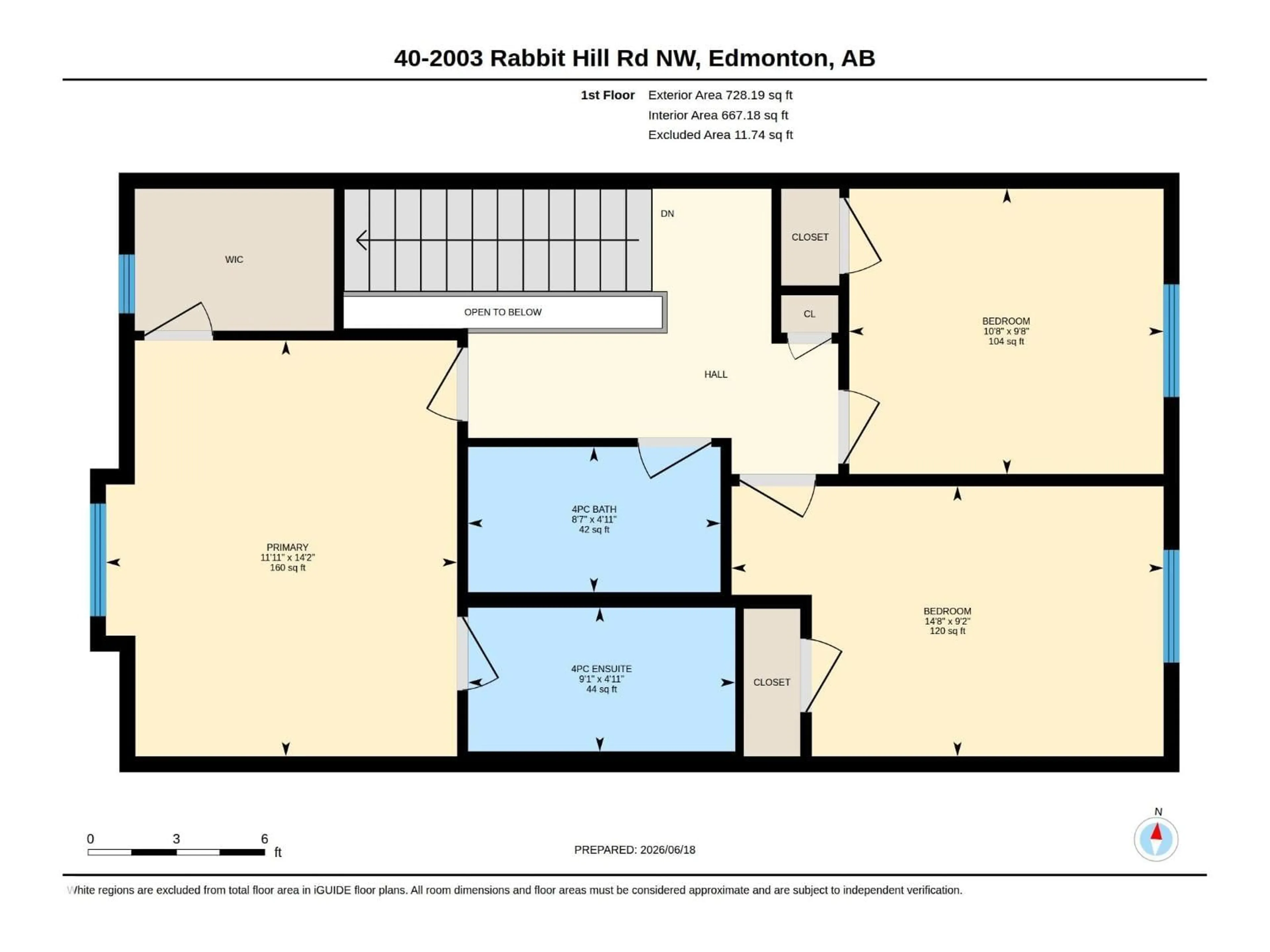 Floor plan for #40 - 2003 RABBIT HILL RD, Edmonton Alberta T6R0R7