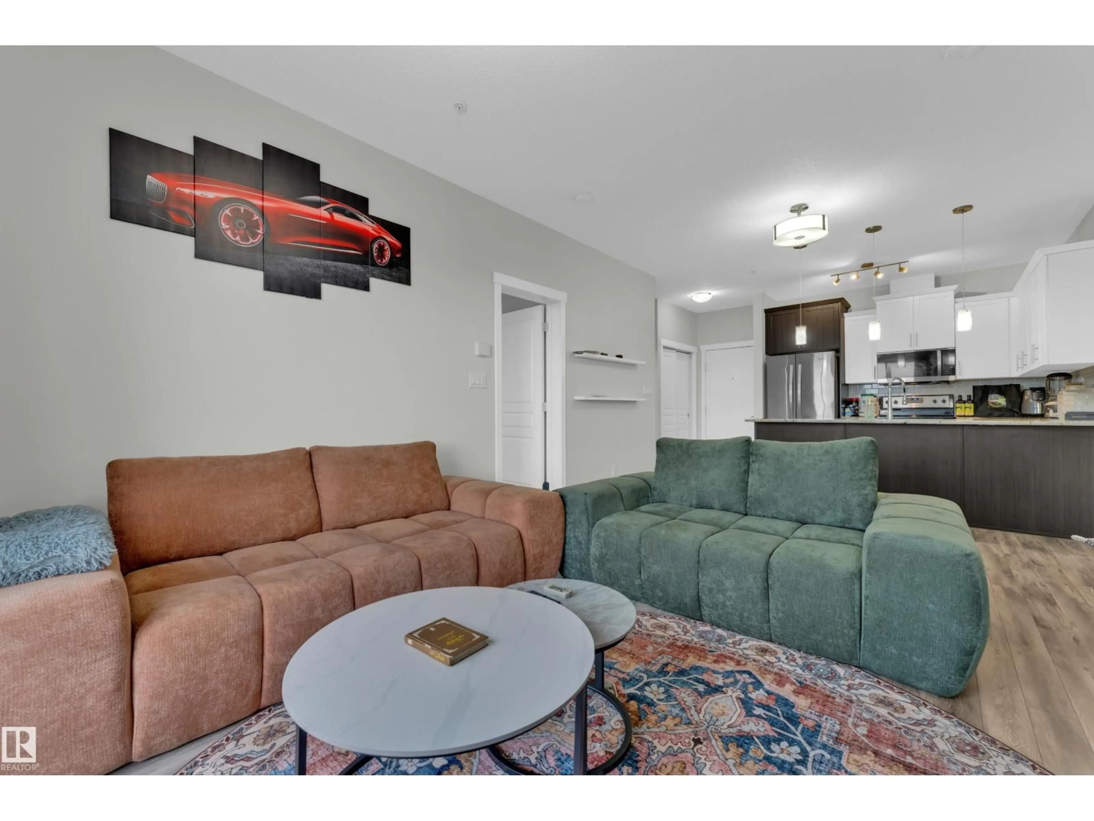 Living room with furniture, unknown for 812 - 409 WELSH DR, Edmonton Alberta T6X1Y7