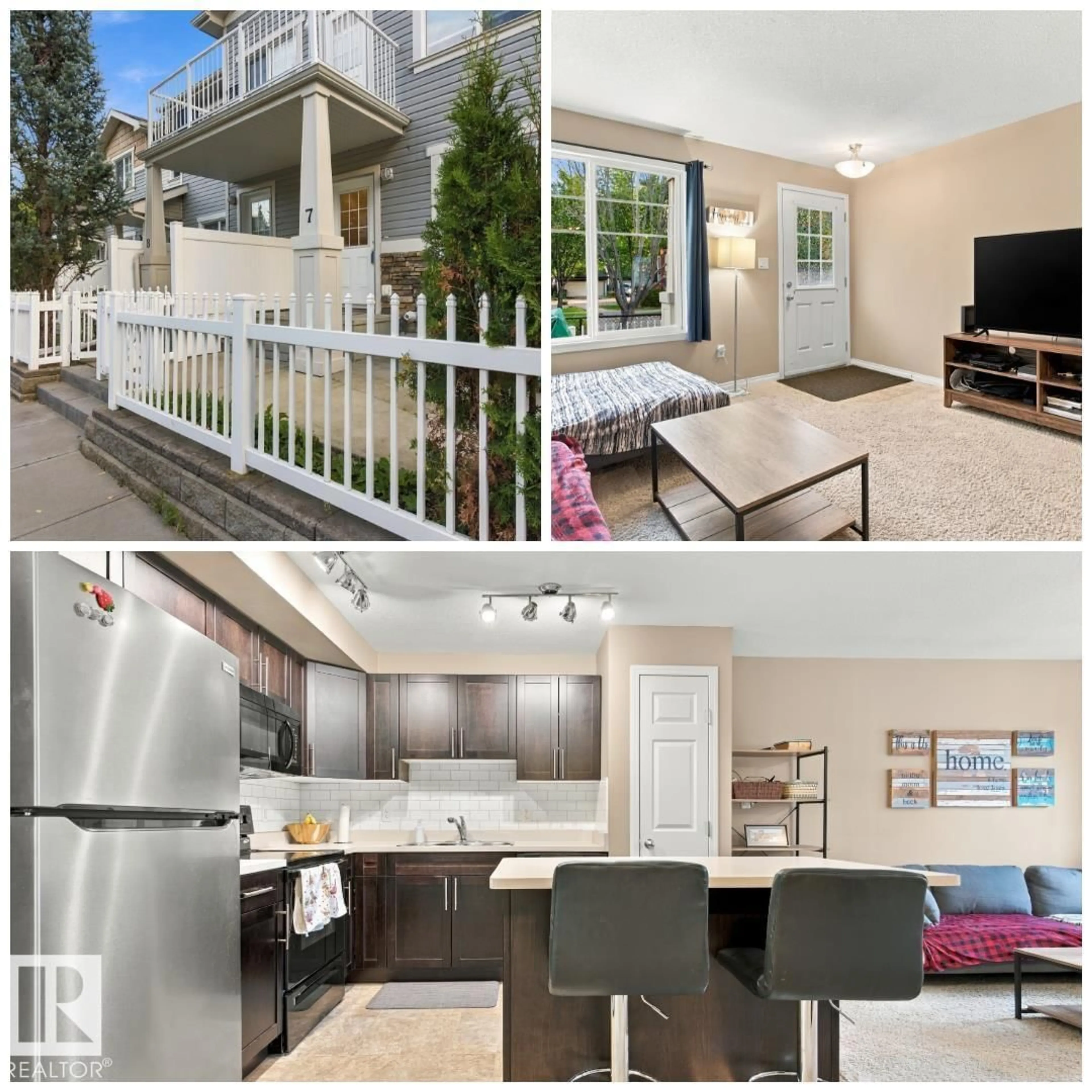 Open concept kitchen, unknown for #7 - 4850 TERWILLEGAR CM, Edmonton Alberta T6R0T6