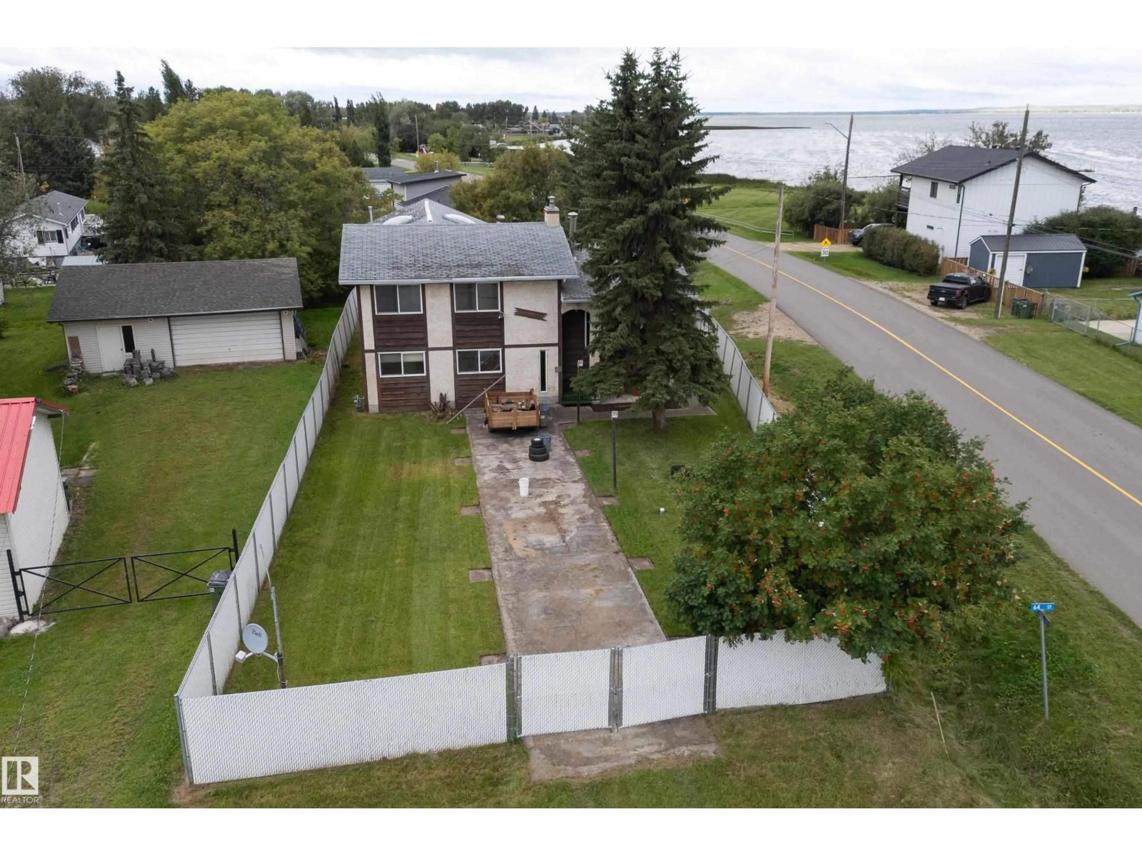 A pic from outside/outdoor area/front of a property/back of a property/a pic from drone, building for 5039 64 ST, Rural Lac Ste. Anne County Alberta T0E0A0
