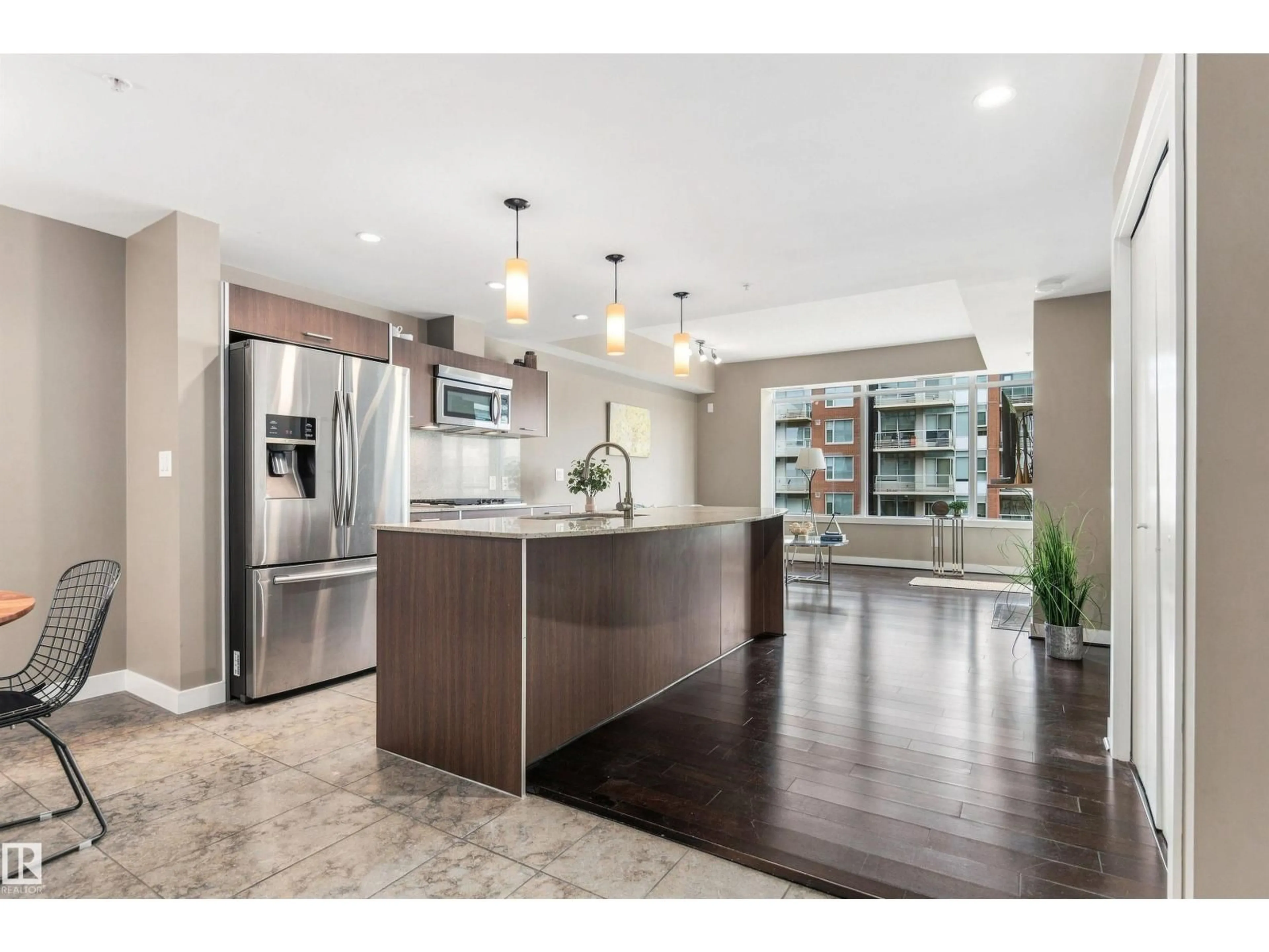 Open concept kitchen, unknown for #416 - 2510 109 ST, Edmonton Alberta T6J2X1