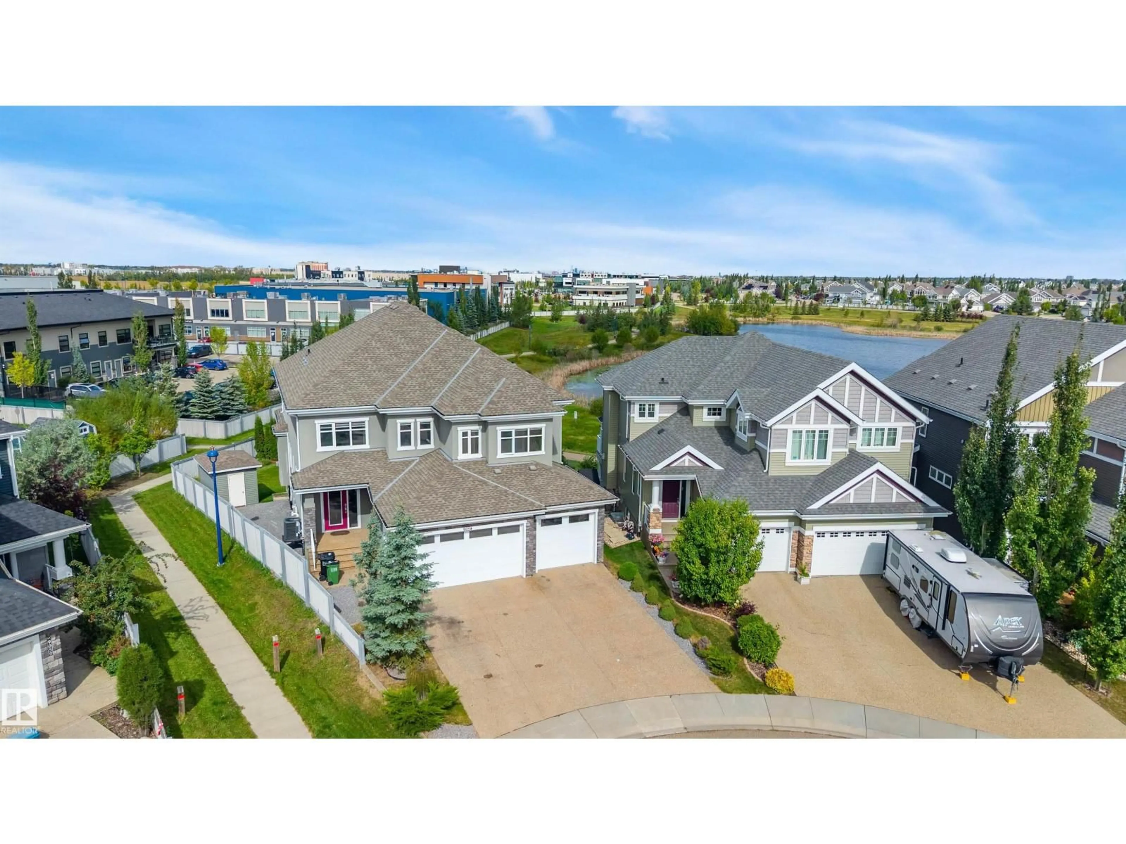 A pic from outside/outdoor area/front of a property/back of a property/a pic from drone, unknown for SW - 9054 24 AV, Edmonton Alberta T6X2C4