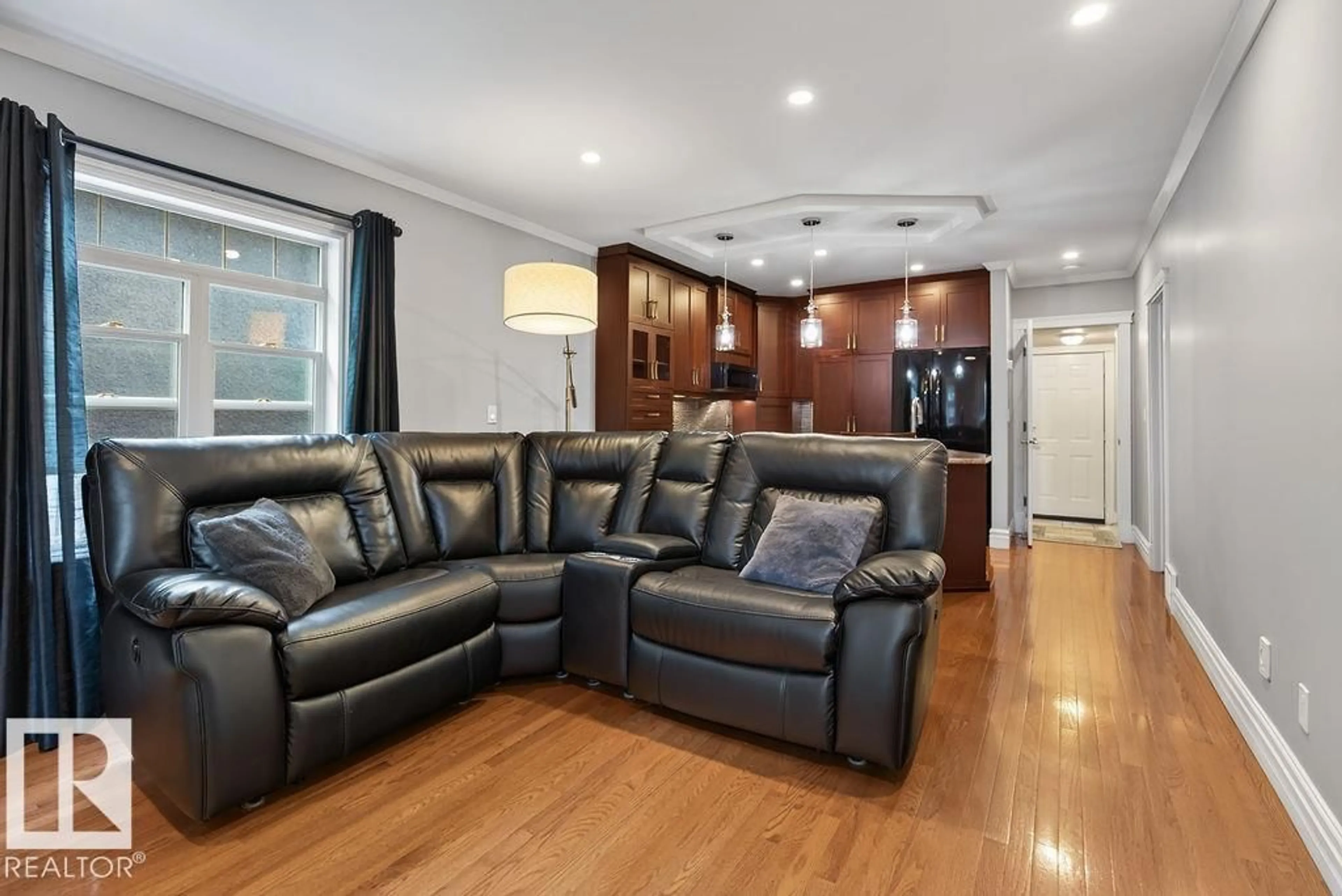 Living room with furniture, unknown for NW - 12768 118 ST, Edmonton Alberta T5E5K8