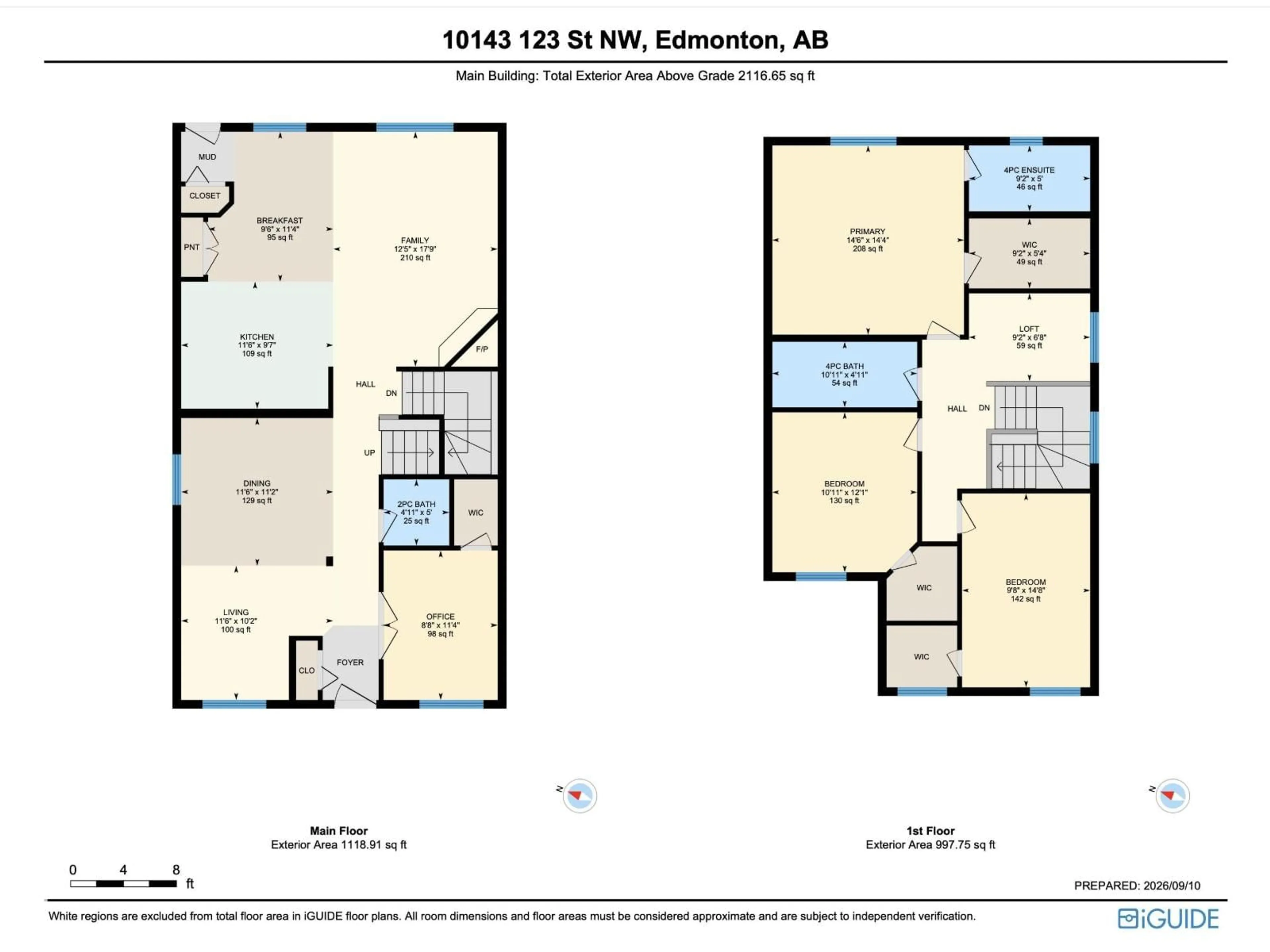 Floor plan for NW - 10143 123 ST, Edmonton Alberta T5N1N1
