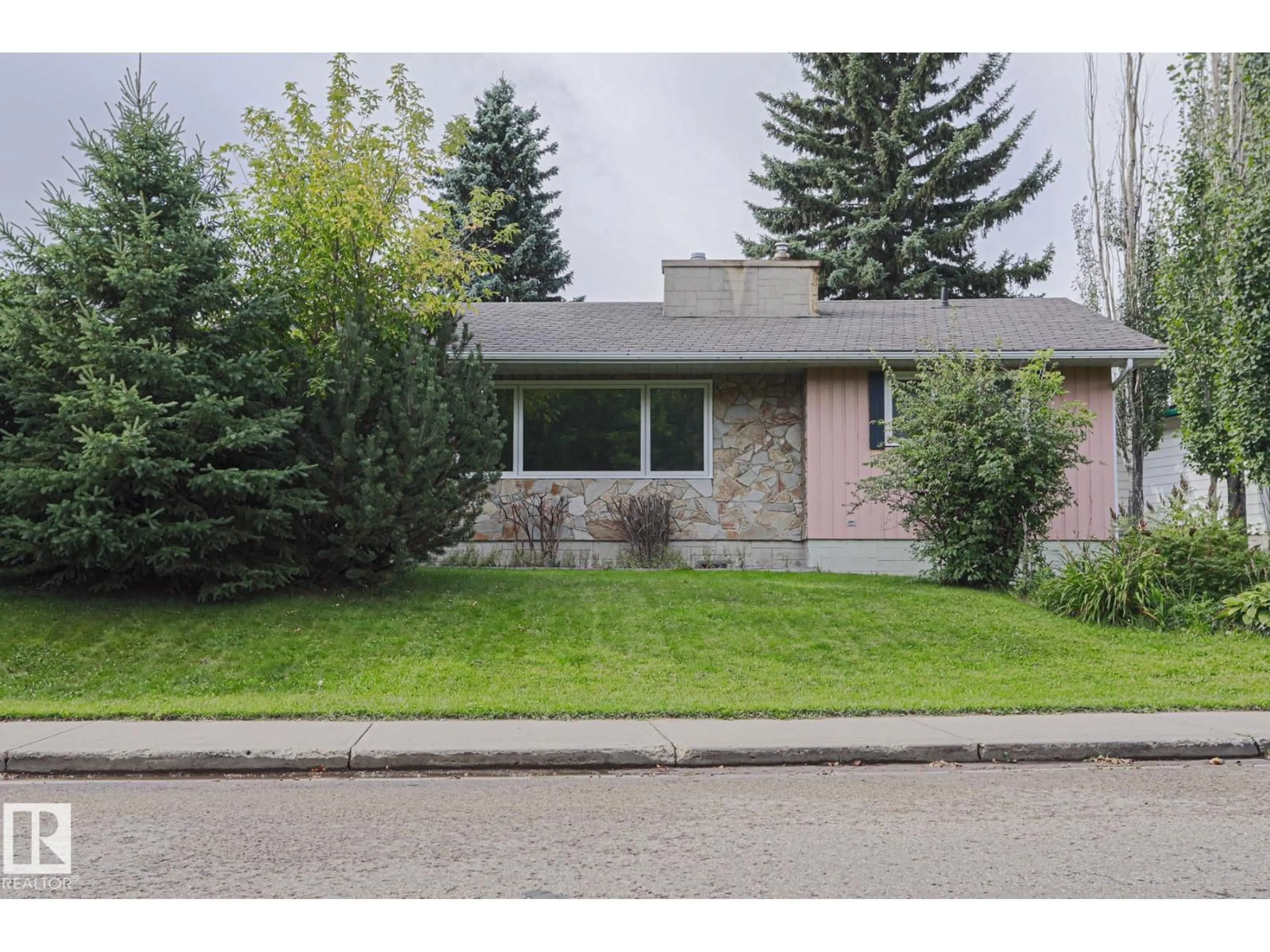 Home with vinyl exterior material, street for 5807 48B AV, Camrose Alberta T4V0L9