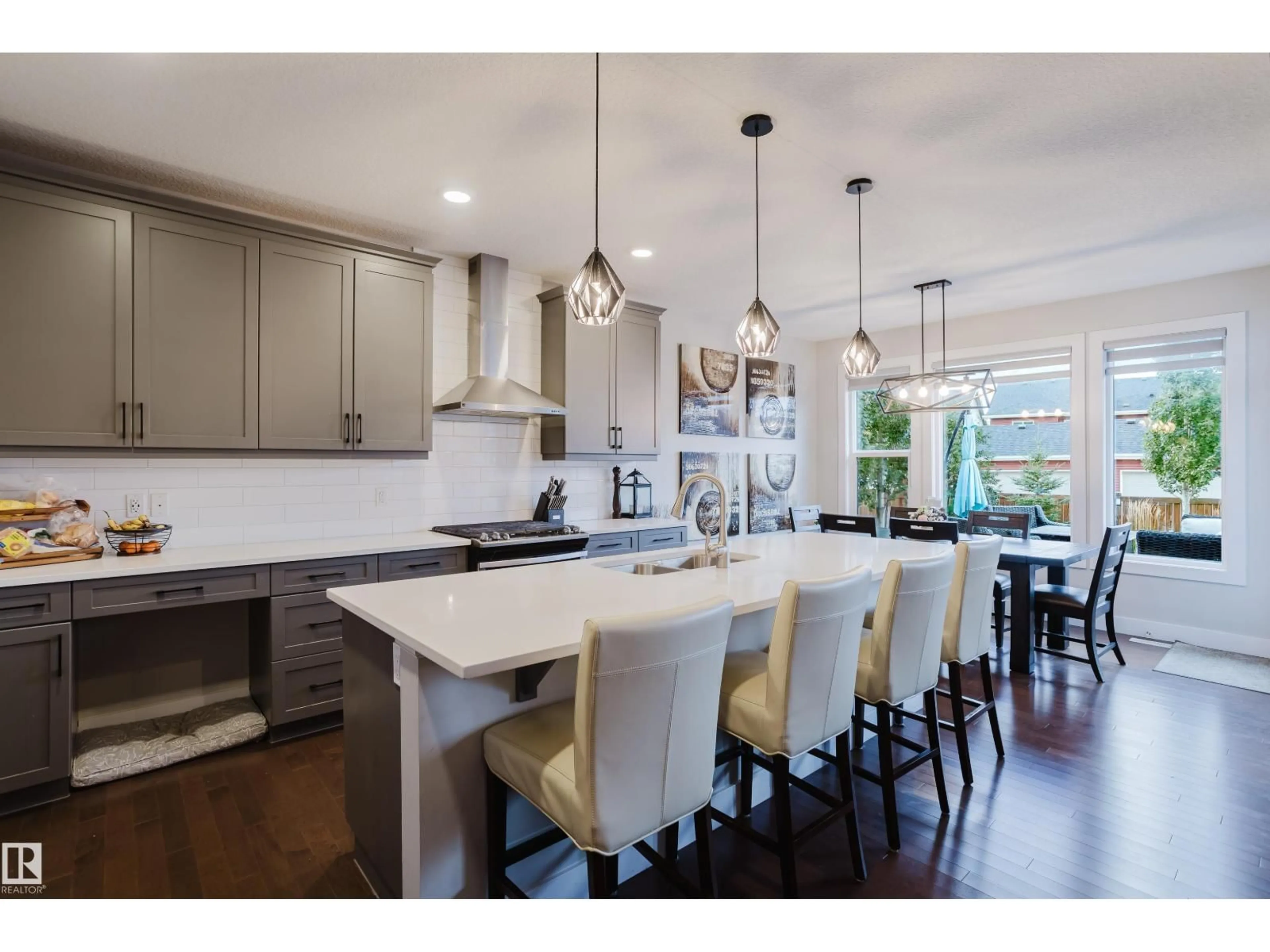 Open concept kitchen, unknown for 15820 15 AV, Edmonton Alberta T6W3E6
