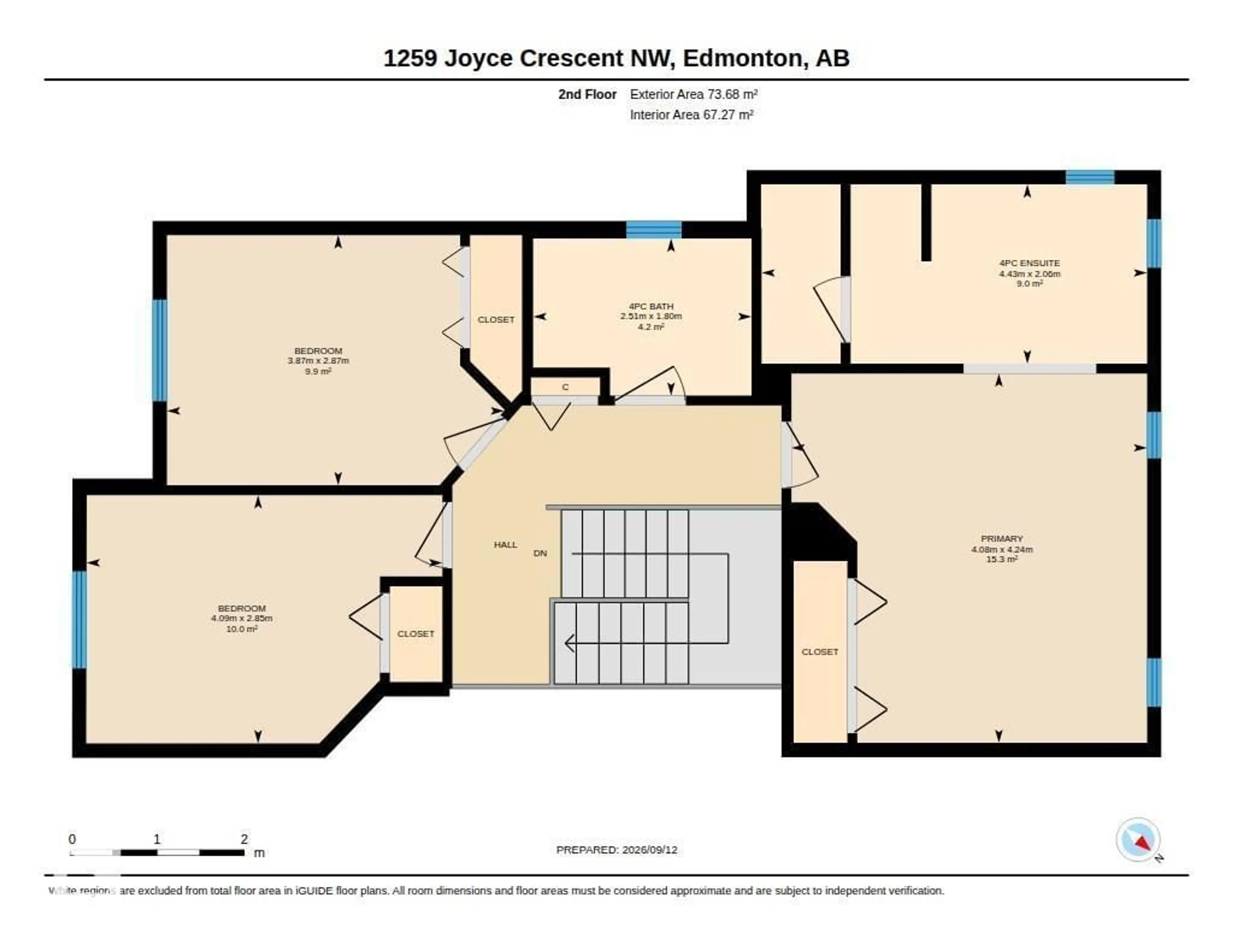 Floor plan for 1259 JOYCE CR, Edmonton Alberta T6L6V3