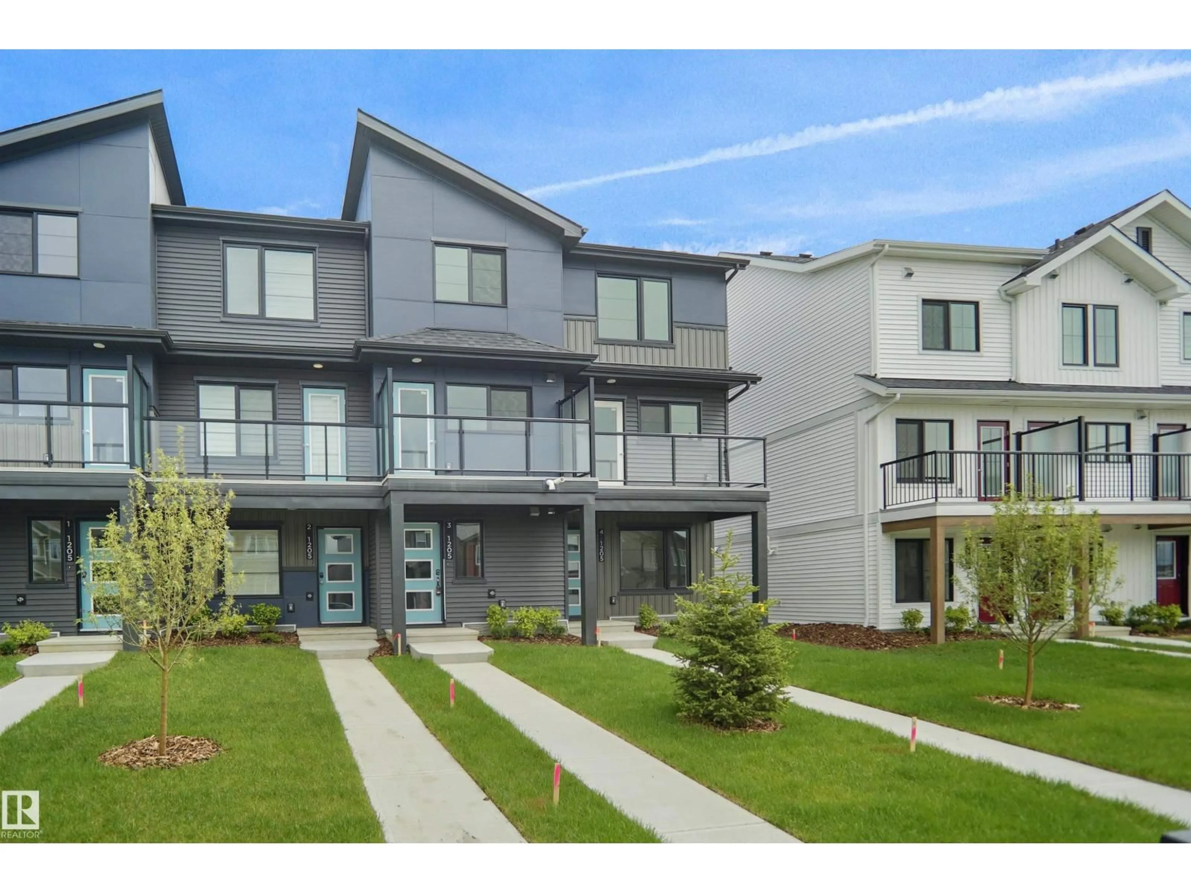 Home with vinyl exterior material, street for 3 - 1205 KESWICK DR, Edmonton Alberta T6W4J5