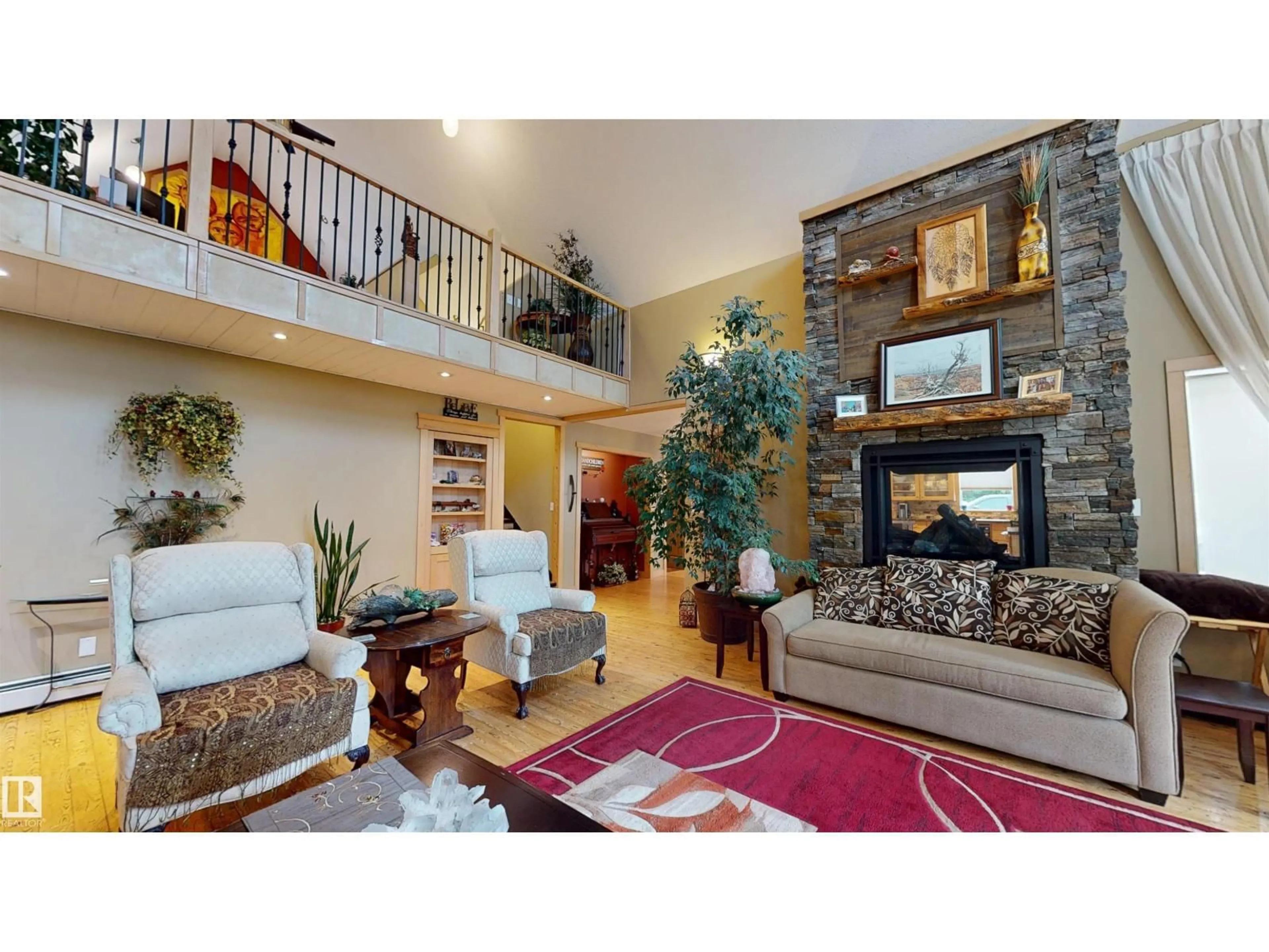 Living room with furniture, unknown for 49222 RANGE ROAD 92, Rural Brazeau County Alberta T0E0K0