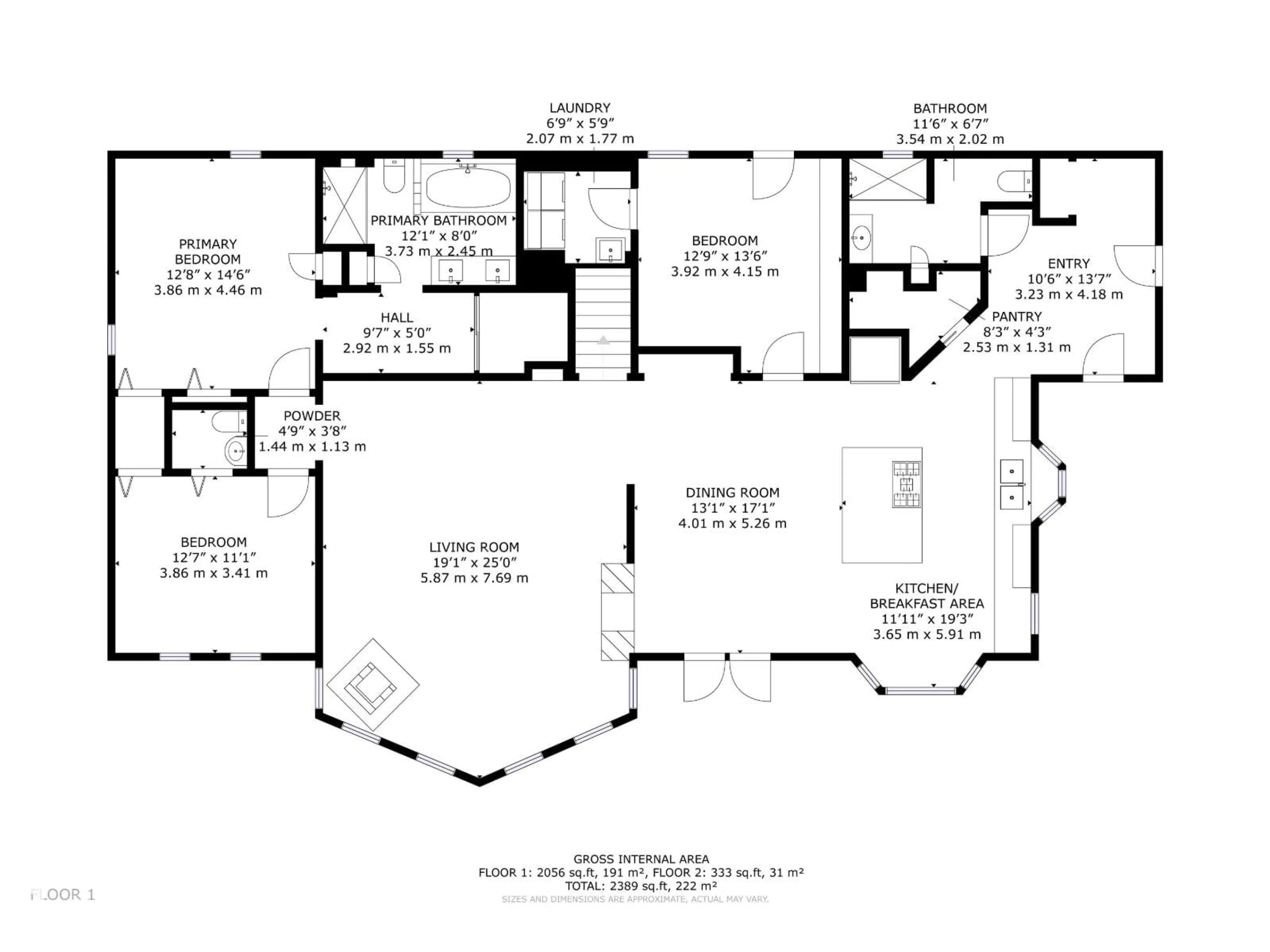 Floor plan for 49222 RANGE ROAD 92, Rural Brazeau County Alberta T0E0K0