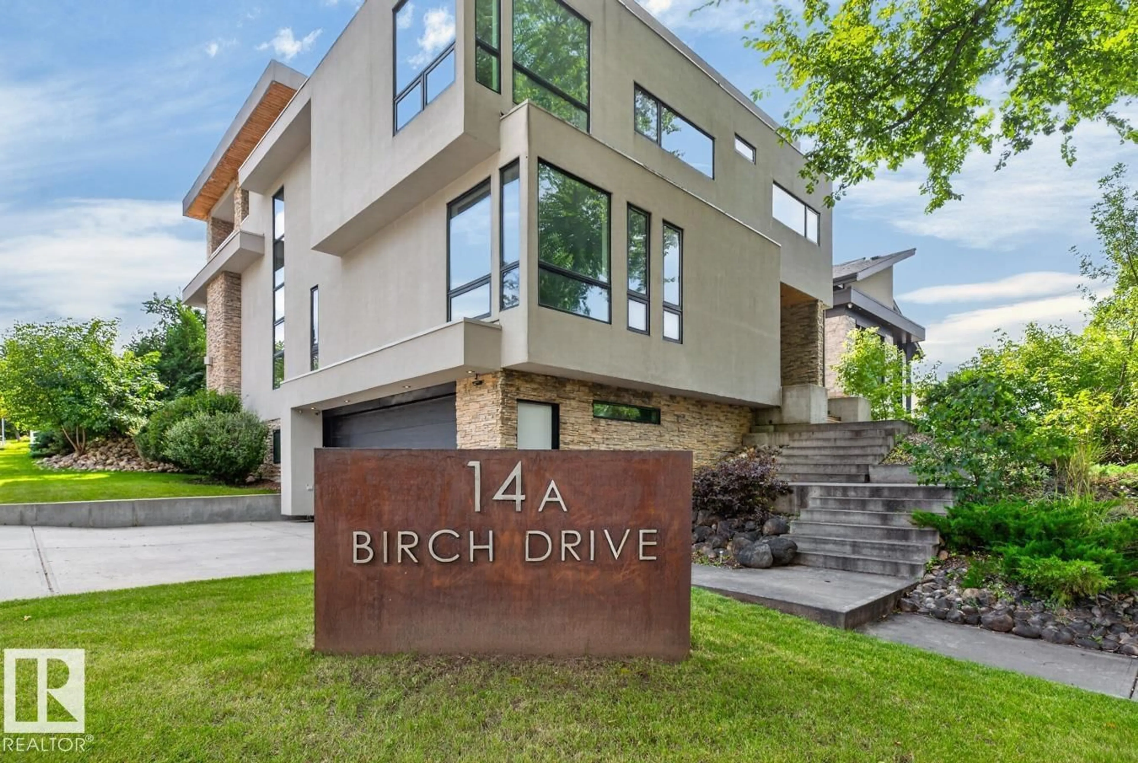 Home with brick exterior material, street for 14A BIRCH DR, St. Albert Alberta T8N0C9