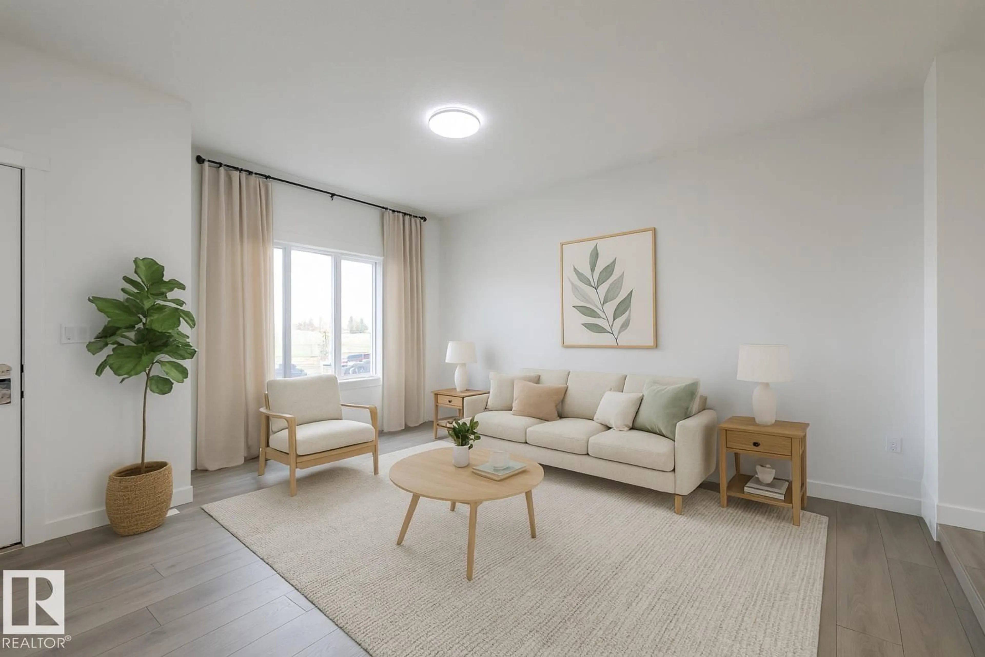 Living room with furniture, unknown for 172 CRYSTALLINA NERA DR, Edmonton Alberta T5Z0W4