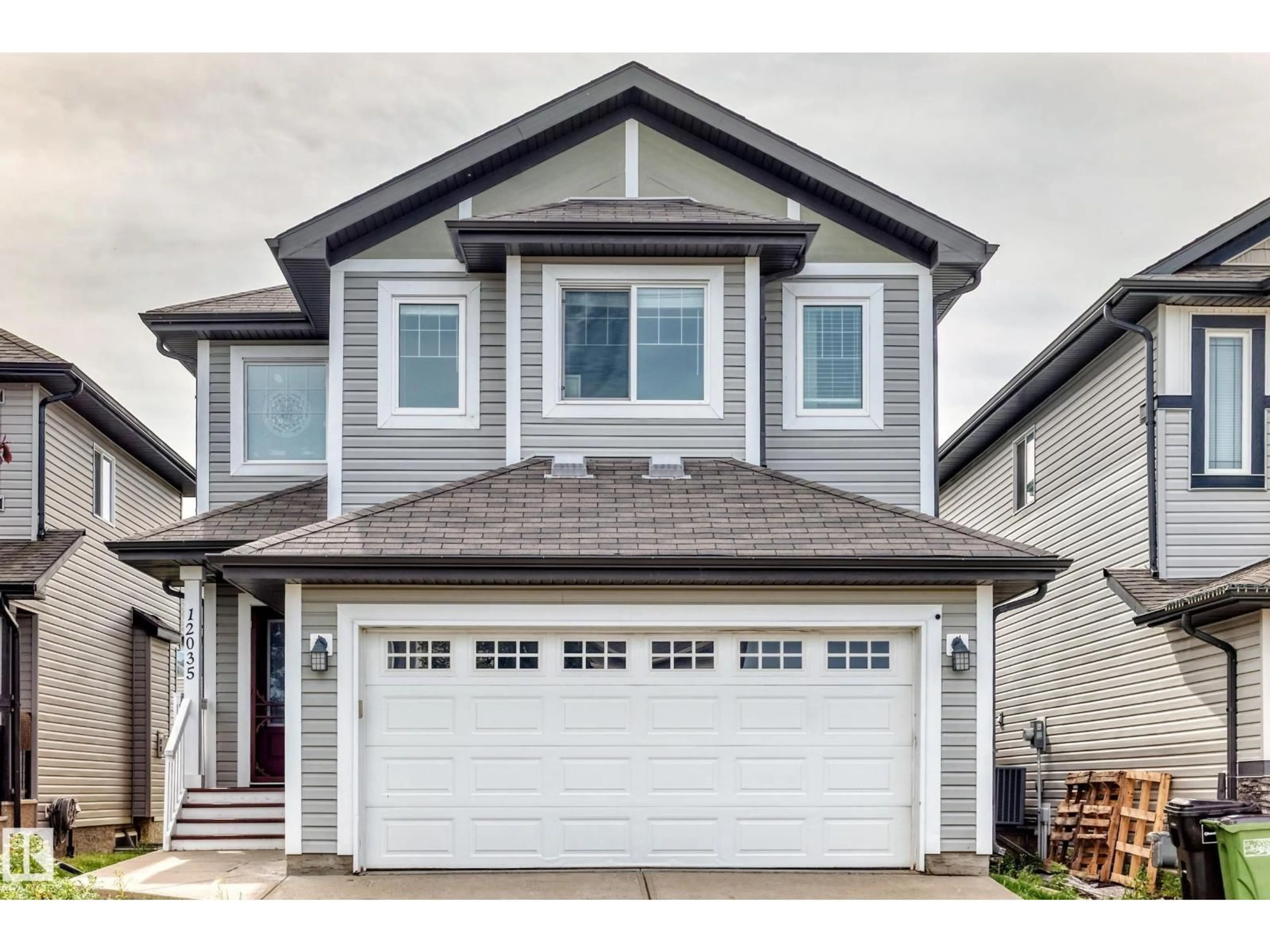 Home with vinyl exterior material, street for 12035 168 AV, Edmonton Alberta T5X0H8