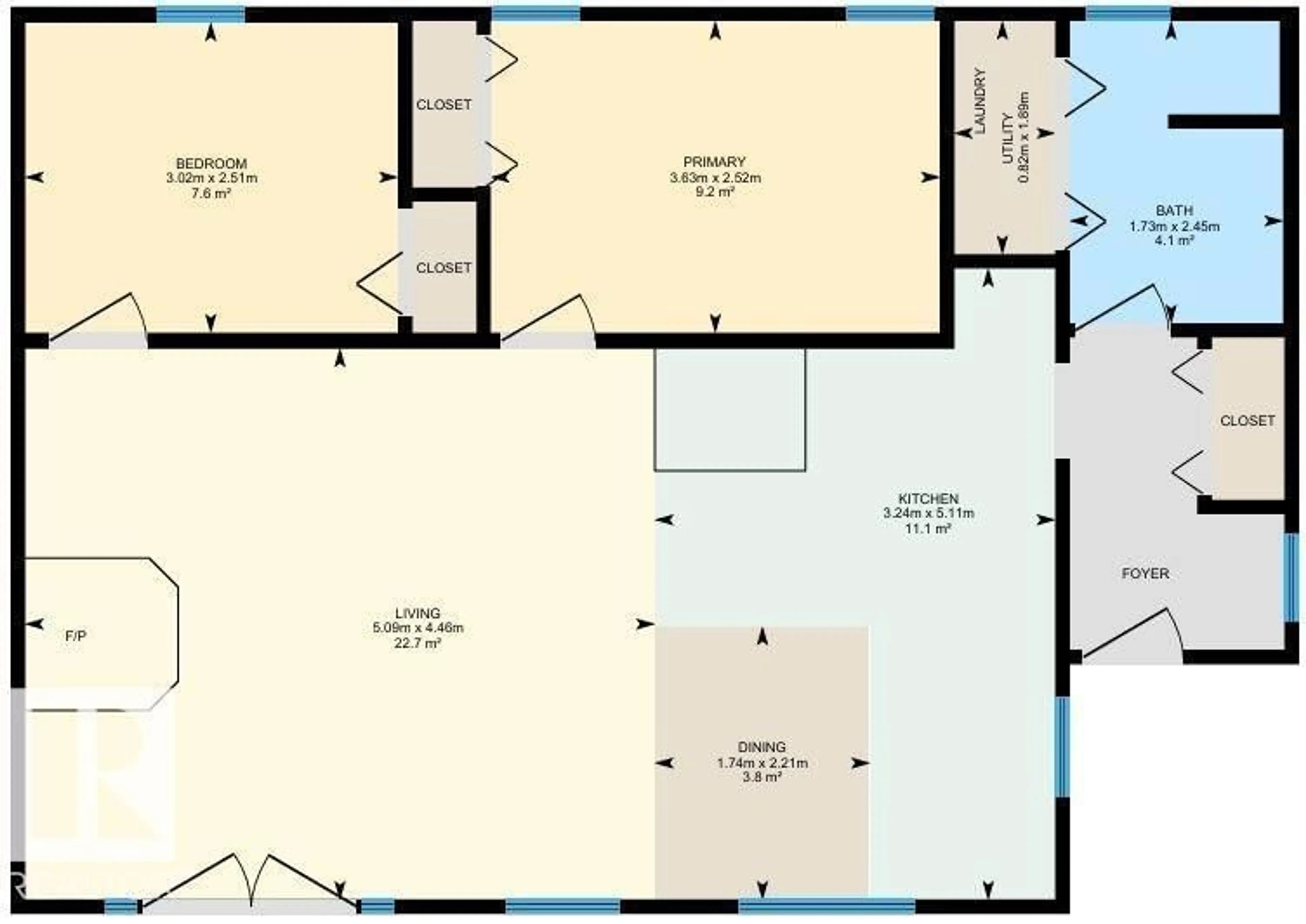 Floor plan for 11 LAKESHORE DR, Rural Leduc County Alberta T0C2C0