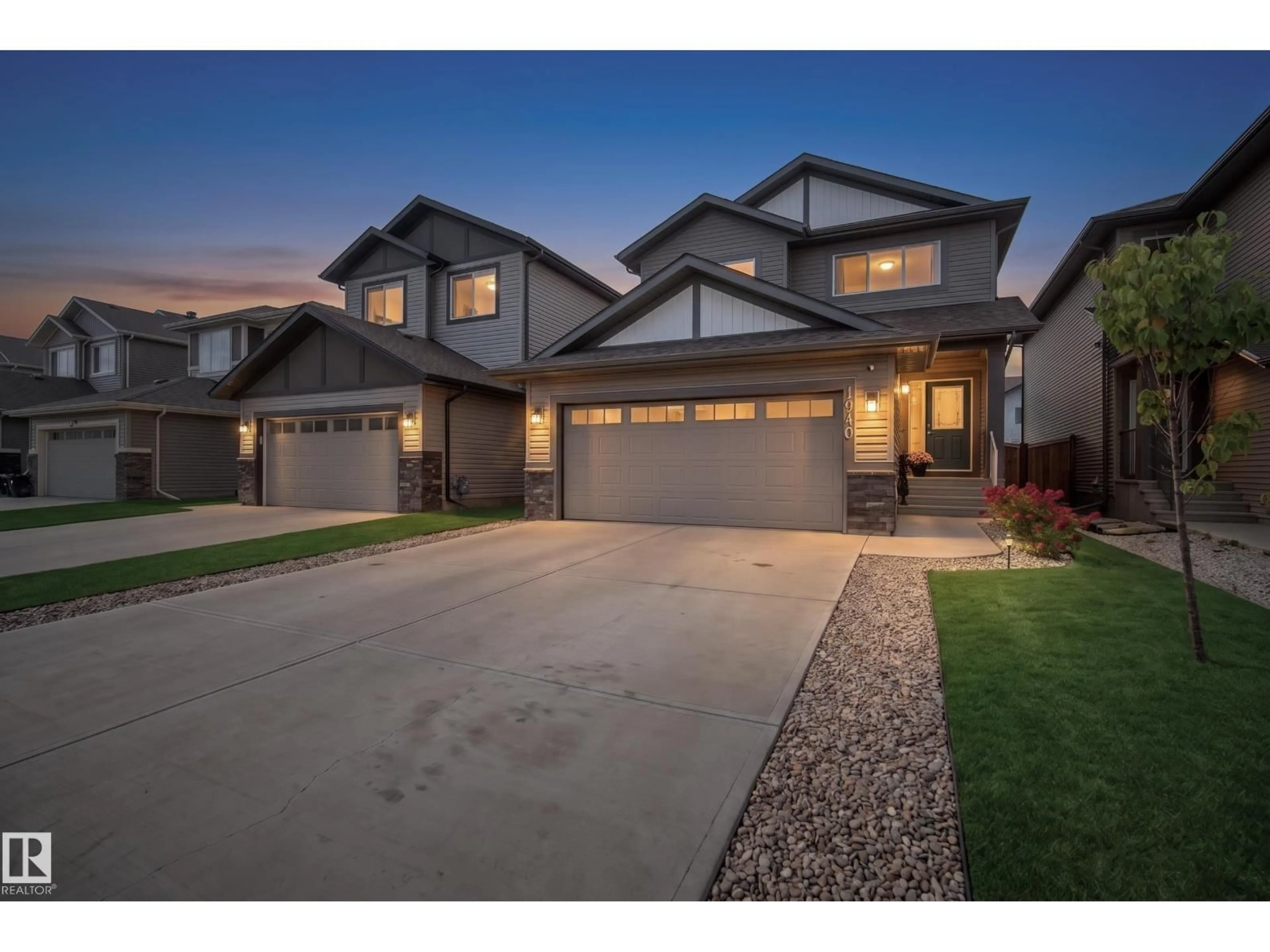 Home with brick exterior material, street for 1940 WESTERRA LN, Stony Plain Alberta T7Z0M9