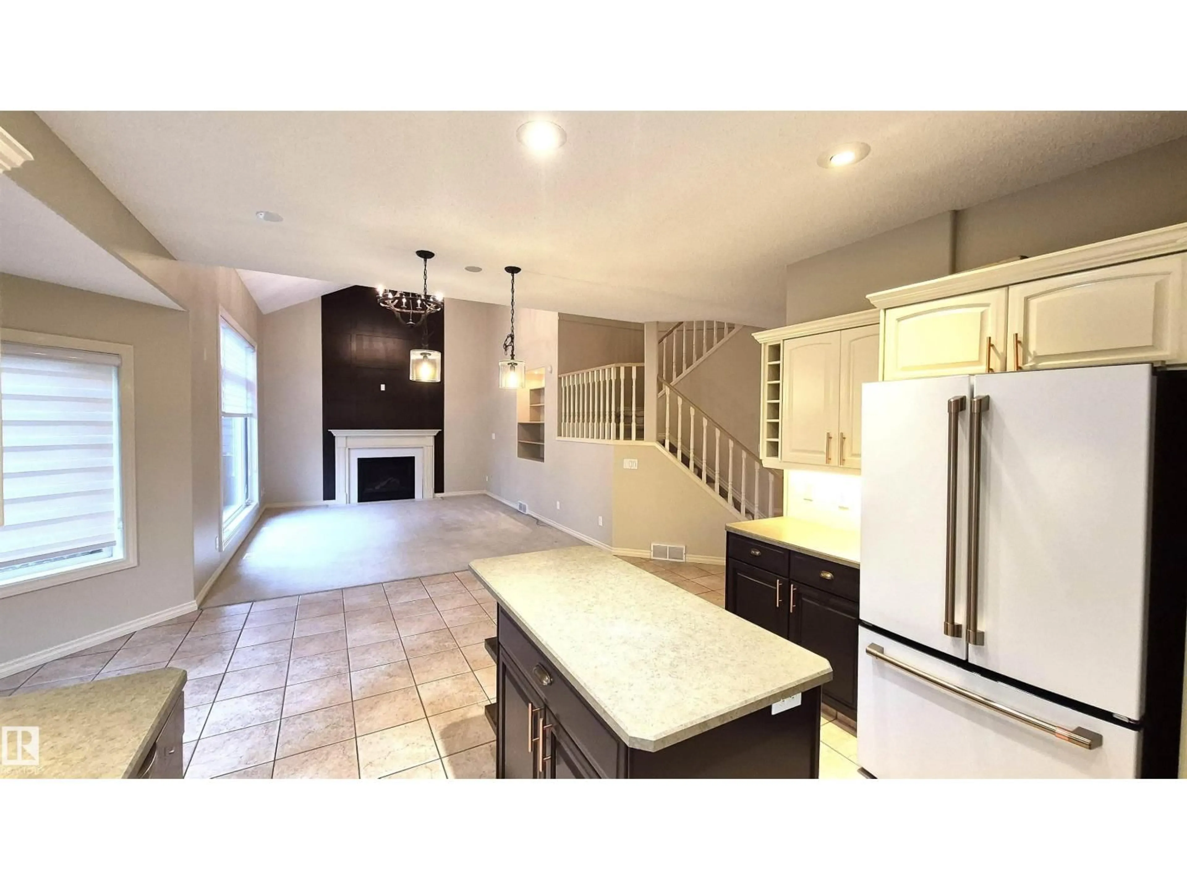 Open concept kitchen, ceramic/tile floor for 125 COLONIALE WY, Beaumont Alberta T4X1N3