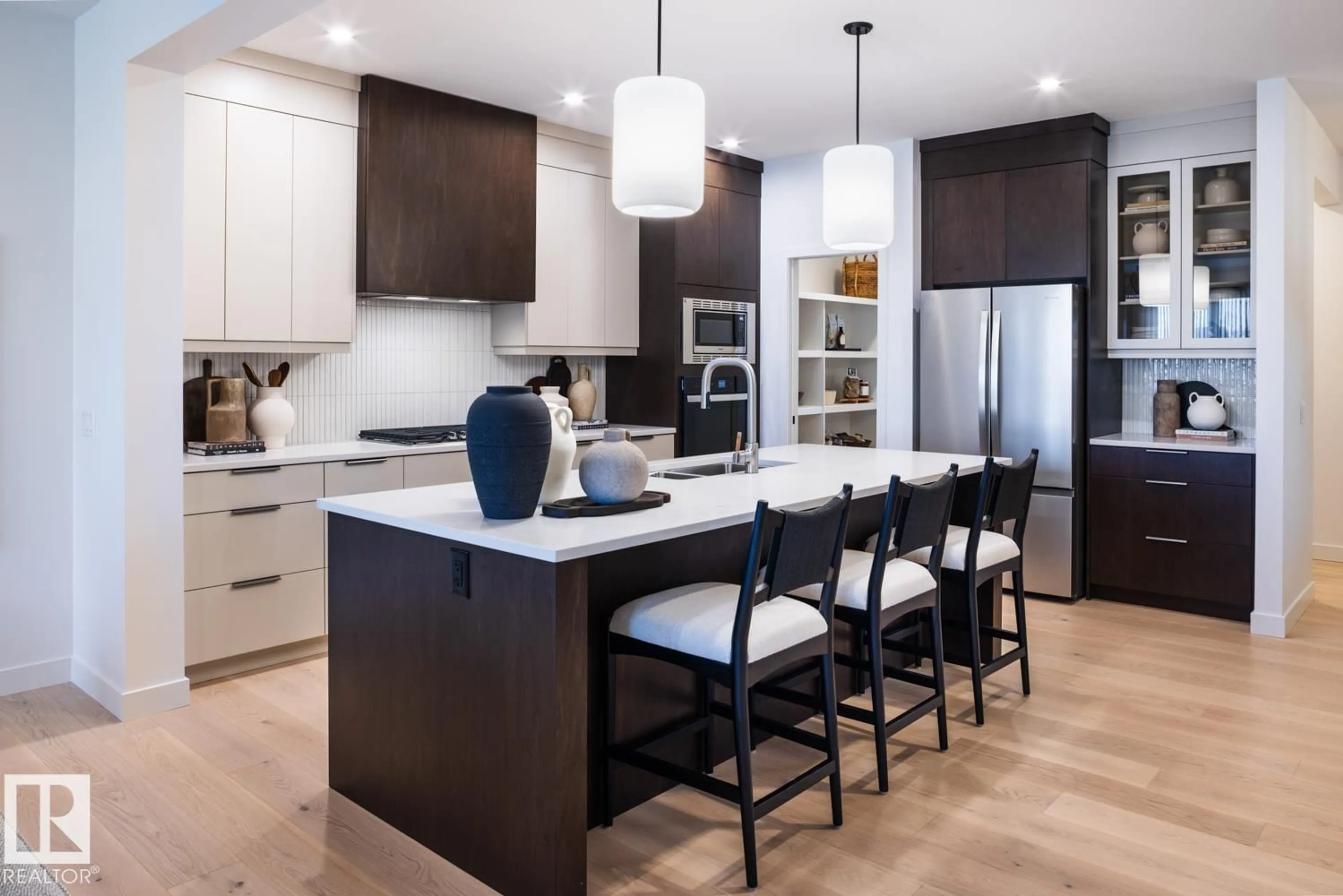 Contemporary kitchen, unknown for SW - 3416 126 ST, Edmonton Alberta T6W5Z8