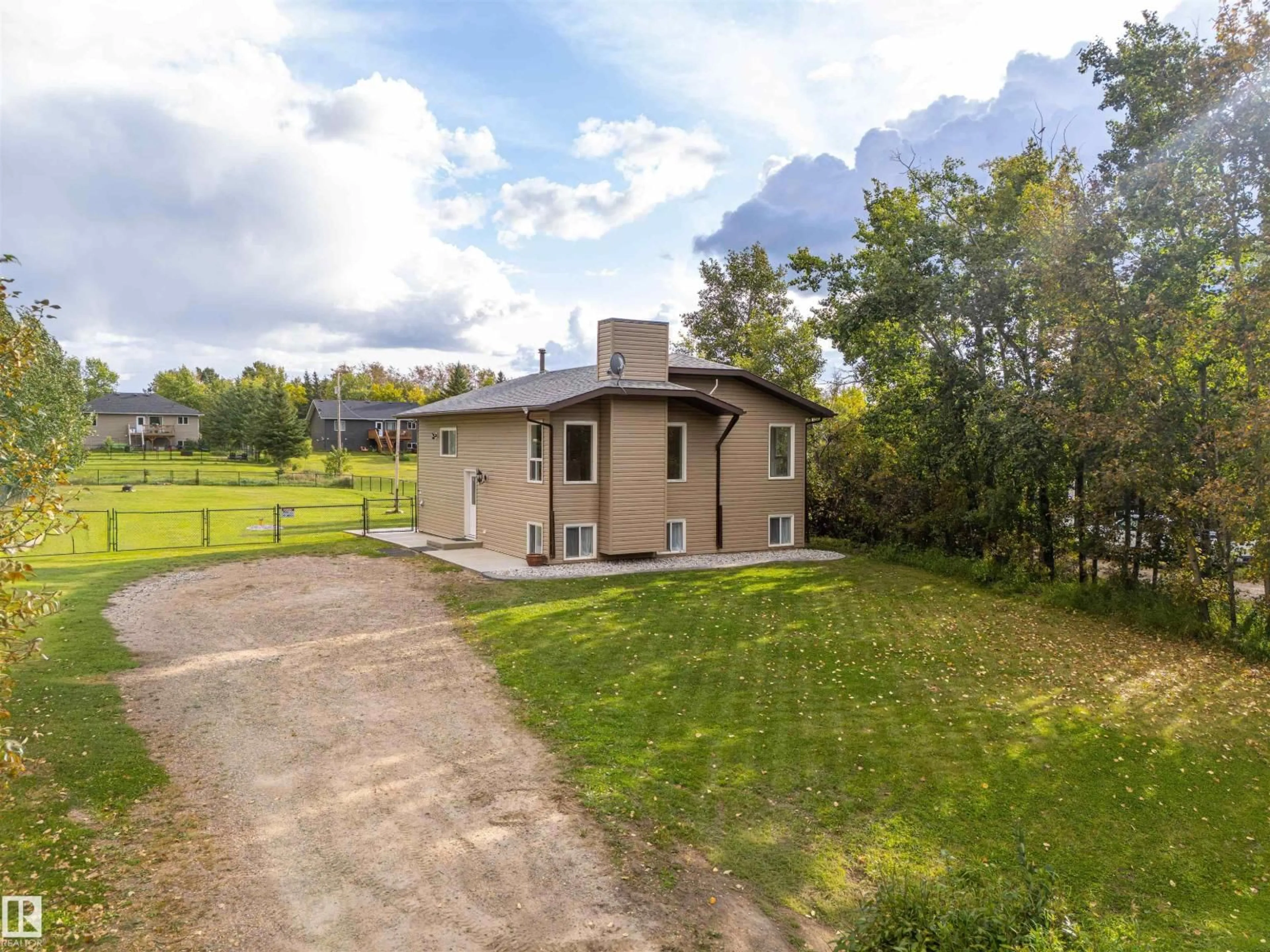 A pic from outside/outdoor area/front of a property/back of a property/a pic from drone, unknown for #444 - 46410 TWP RD 610, Rural Bonnyville M.D. Alberta T9N2G6
