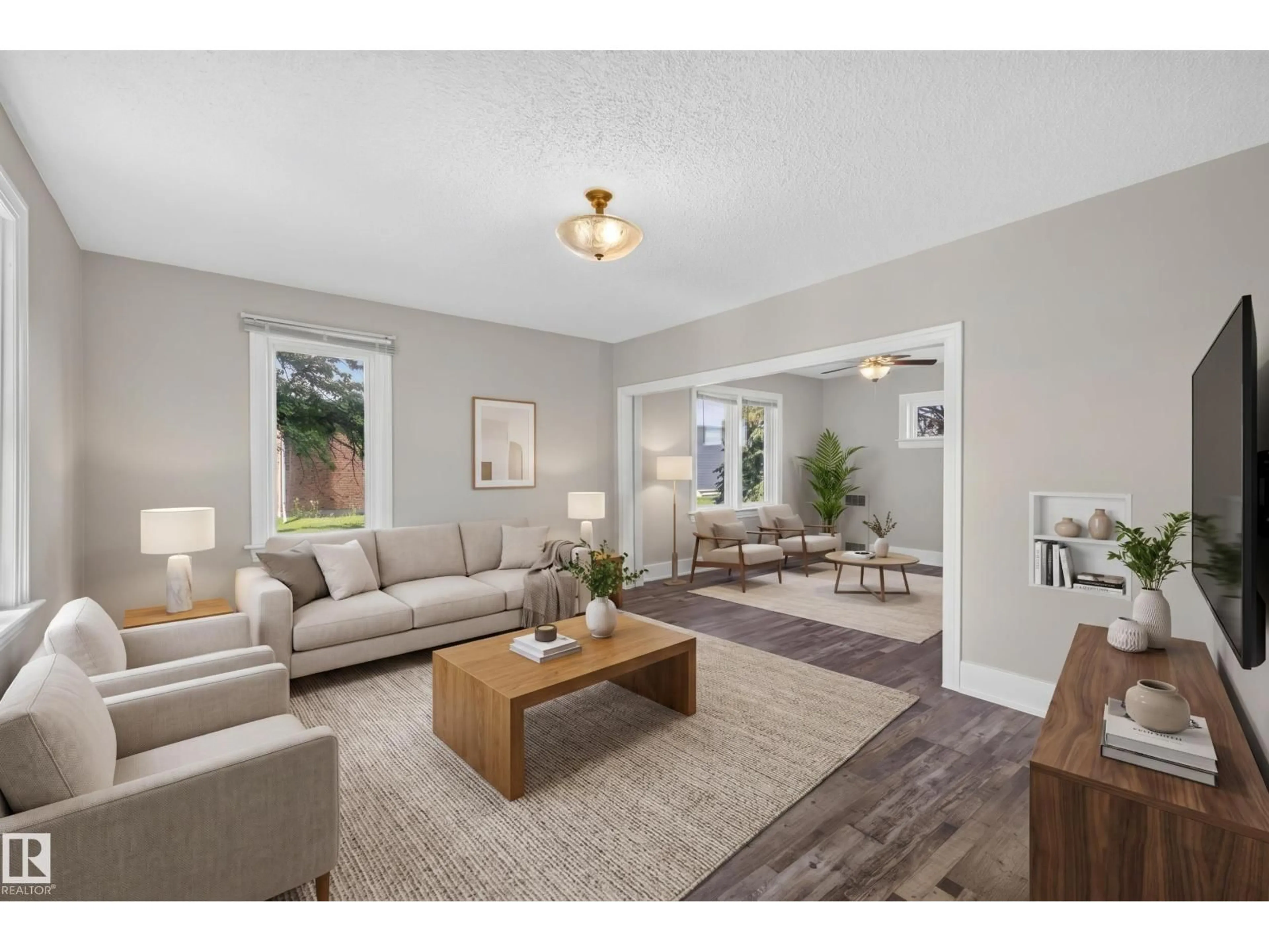 Living room with furniture, unknown for 4908 49 ST, Vimy Alberta T0G2J0