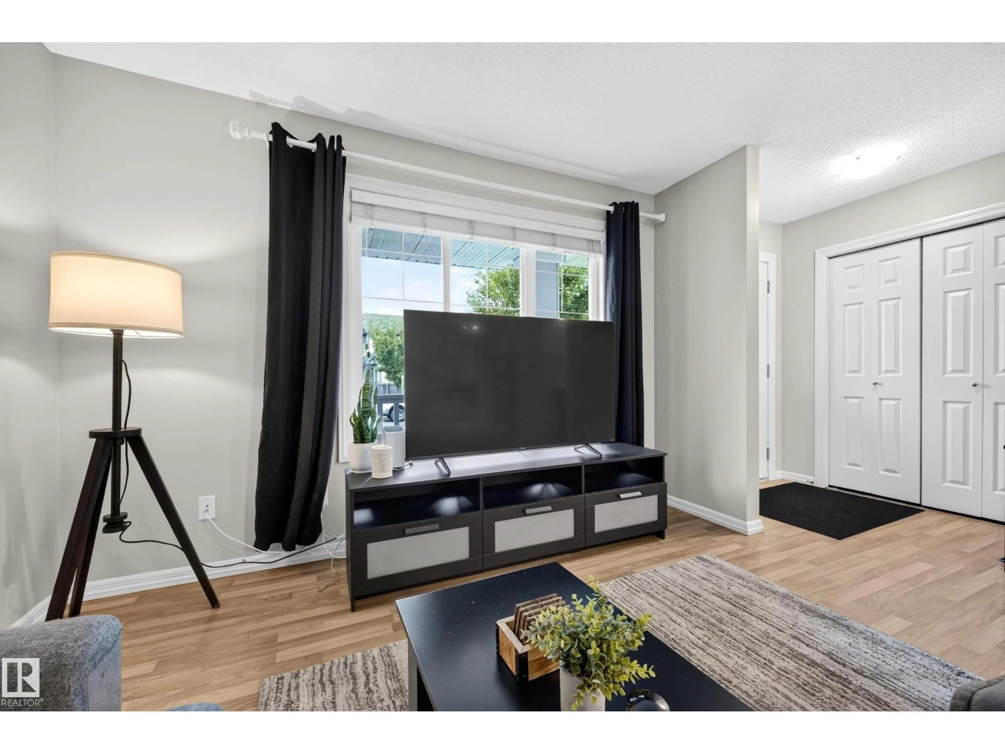Living room with furniture, unknown for 44 ALLARD WY, Fort Saskatchewan Alberta T8L0E6