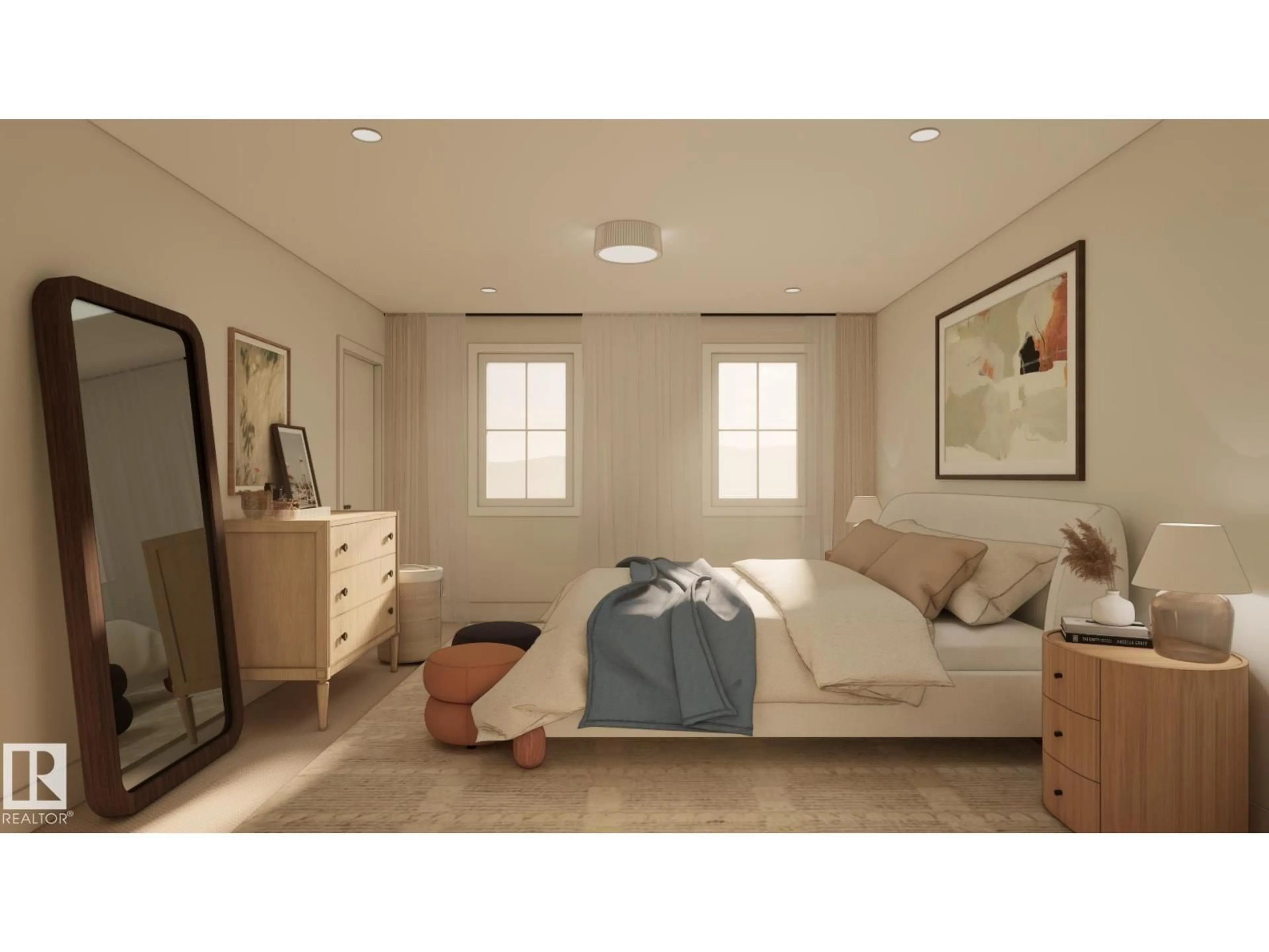 Bedroom with bed, unknown for 50 CUDDIE DR, Sherwood Park Alberta T8H3C8