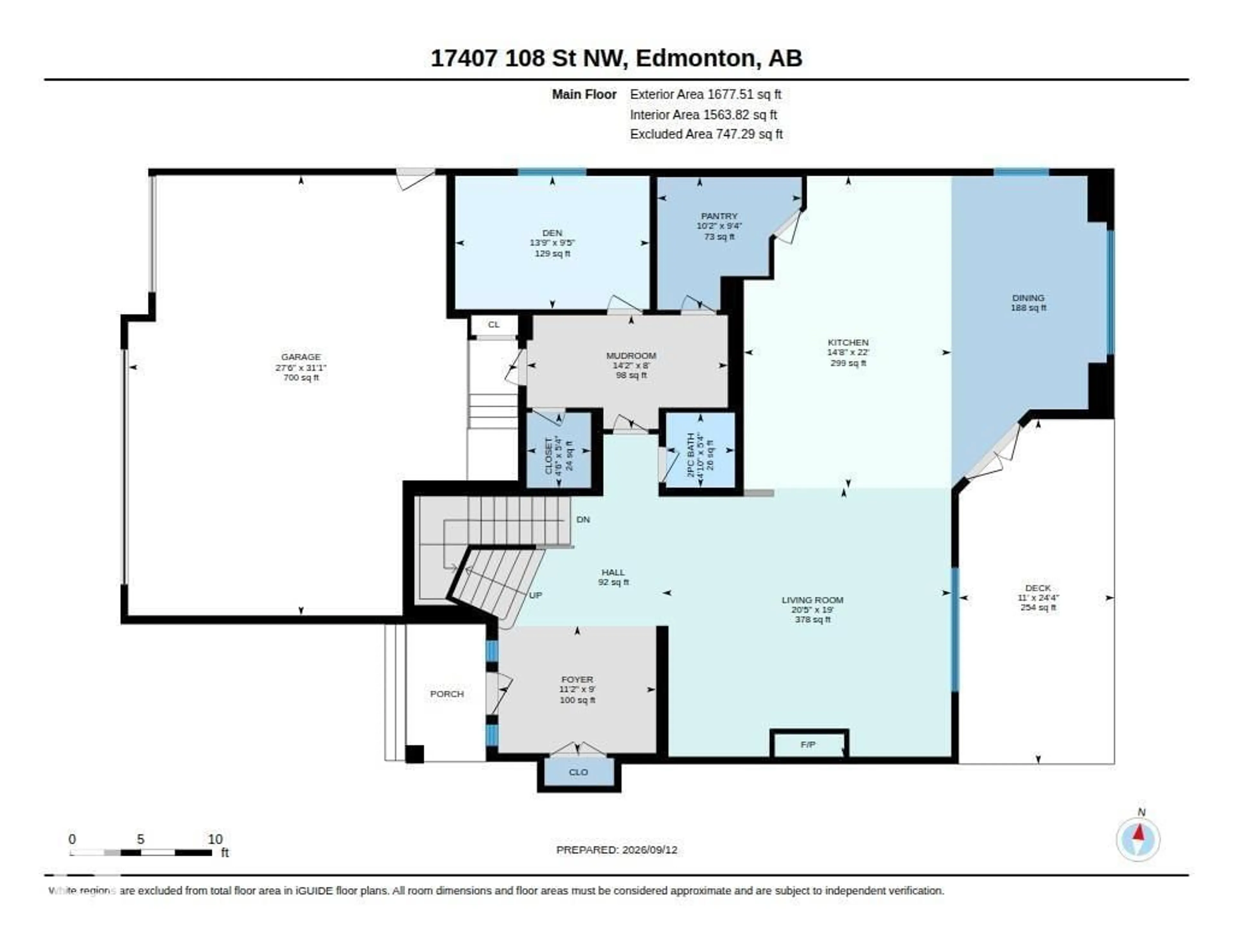 Floor plan for NW - 17407 108 ST, Edmonton Alberta T5X0C1