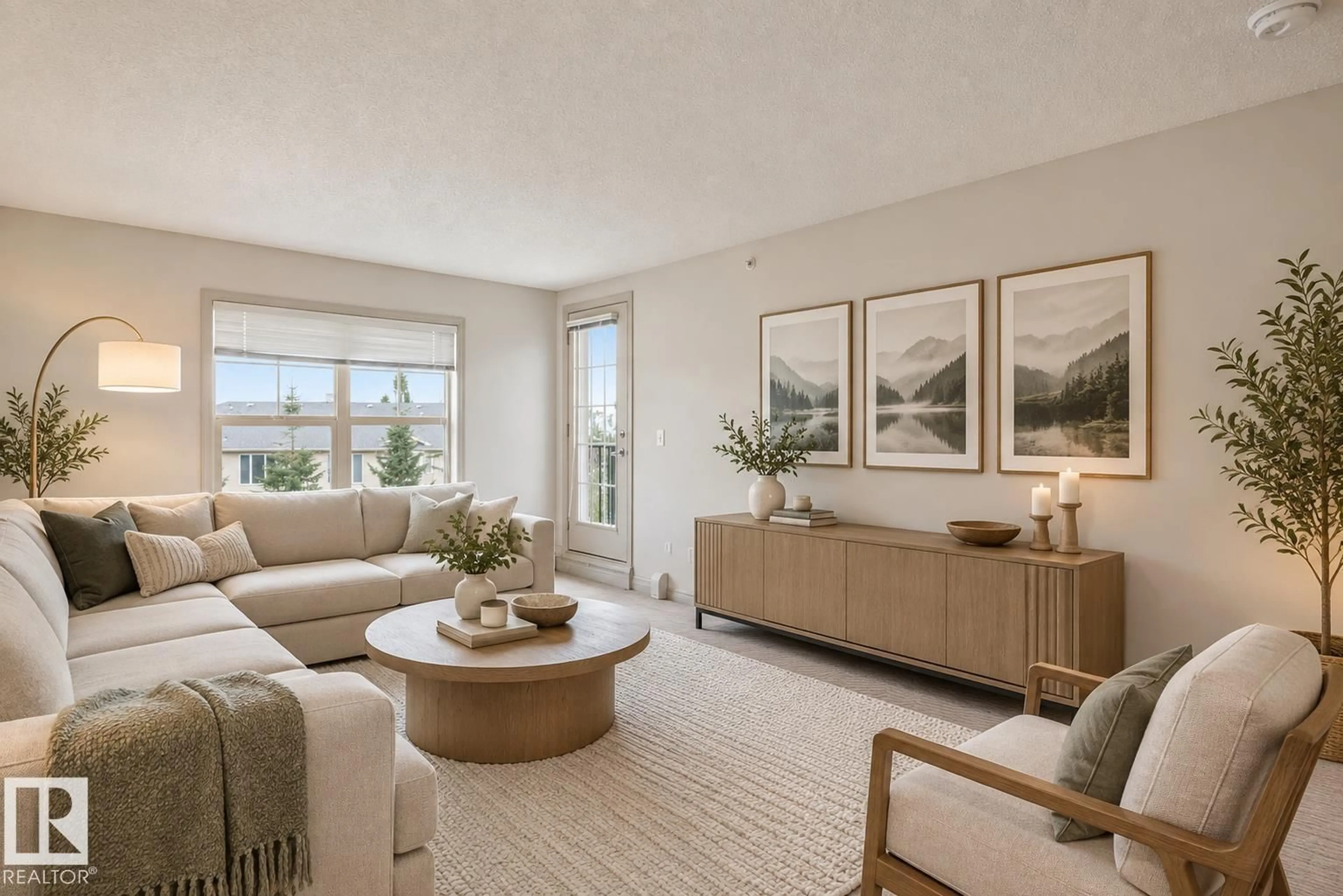 Living room with furniture, unknown for #406 - 11449 ELLERSLIE RD, Edmonton Alberta T6W1T2