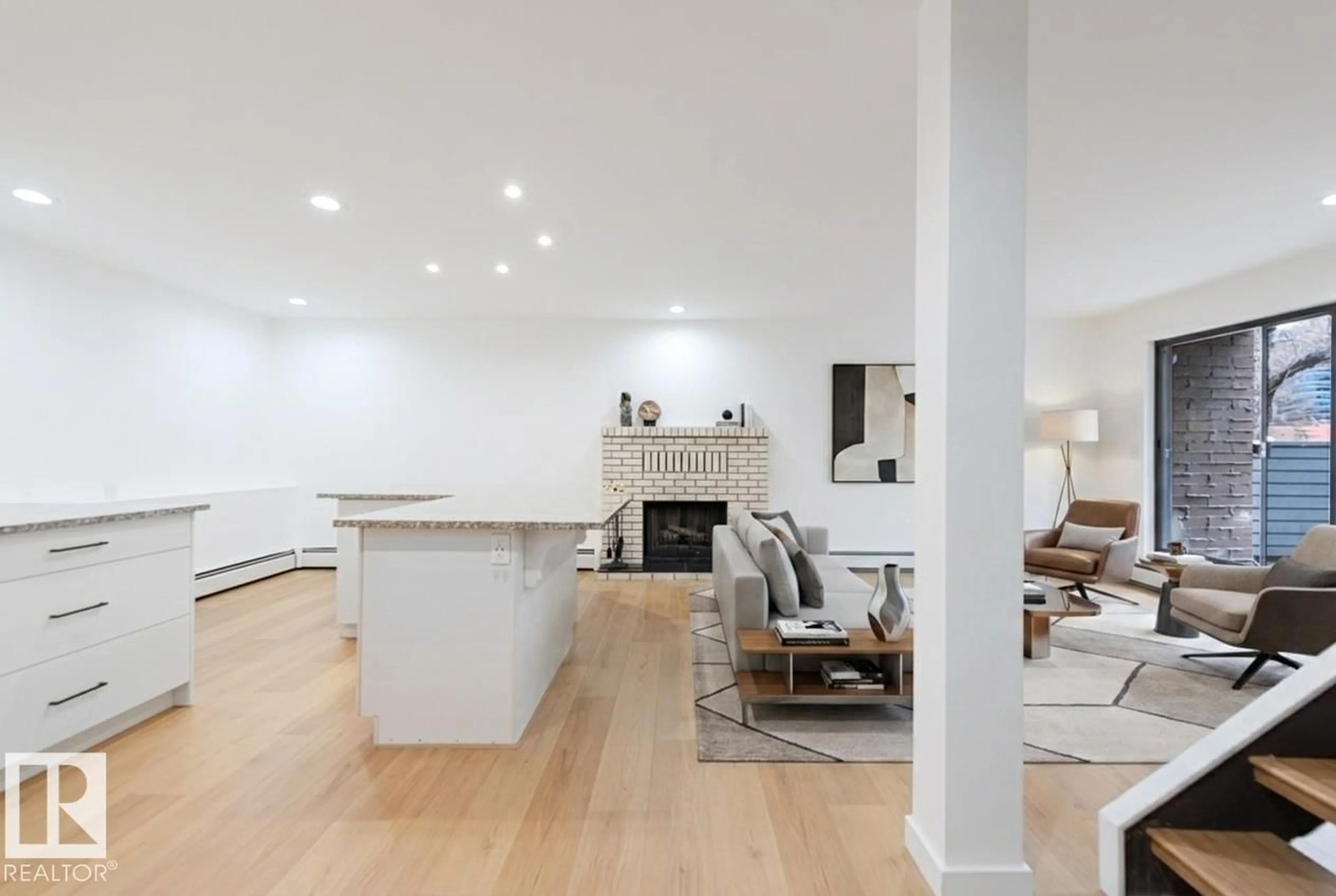 Open concept kitchen, unknown for NW - 10032 113 ST, Edmonton Alberta T5K1N8
