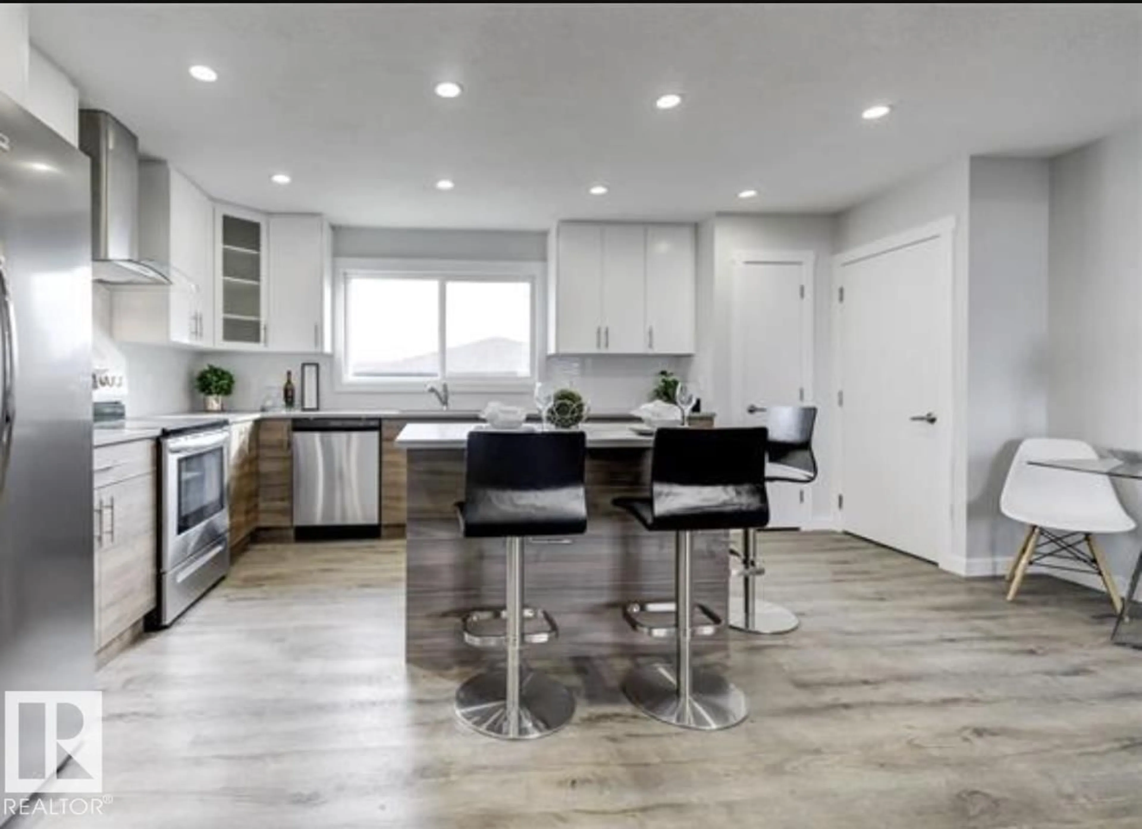 Open concept kitchen, unknown for NW - 13907 88 ST, Edmonton Alberta T5E3J1