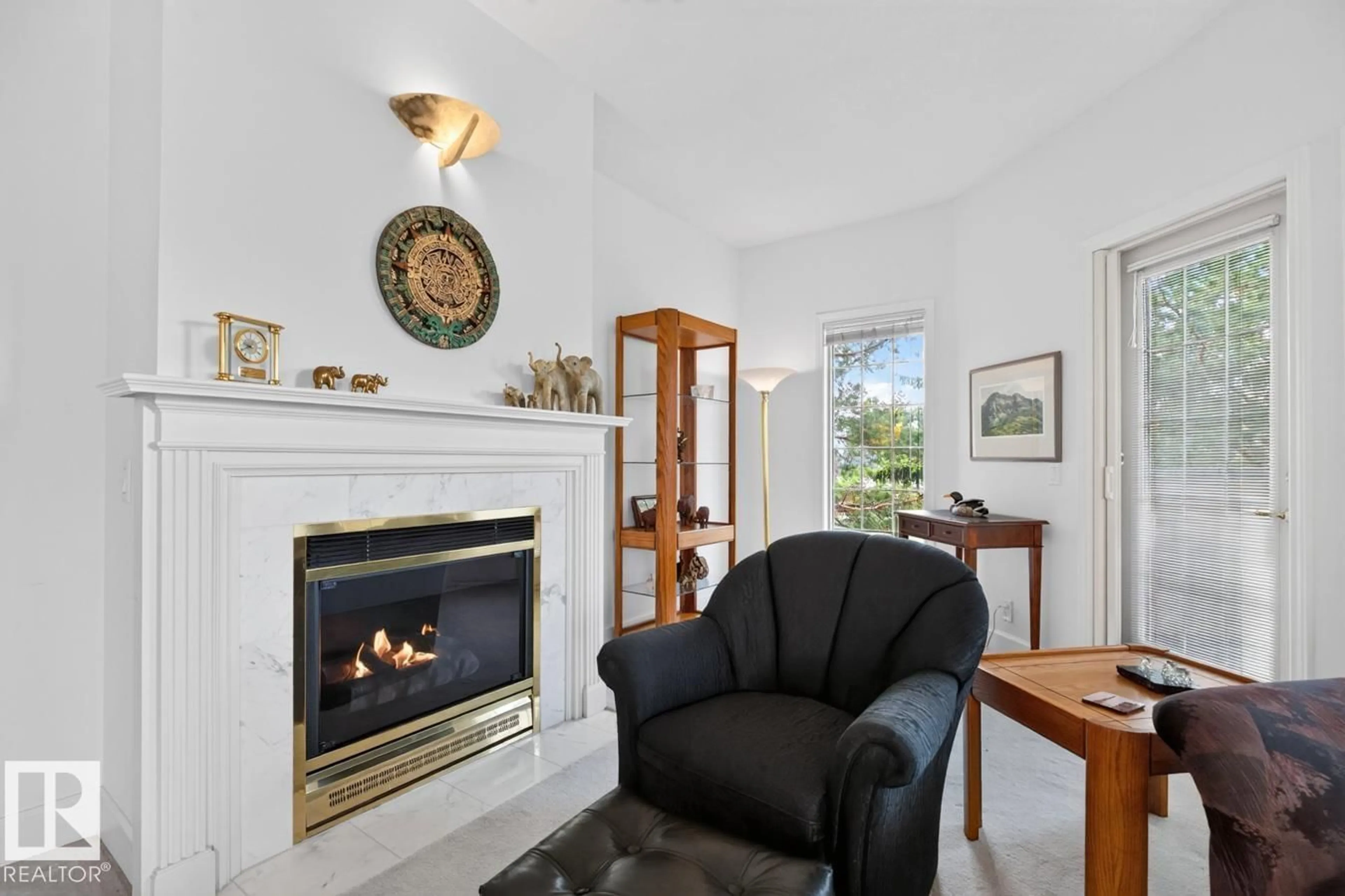 Living room with furniture, unknown for #308 - 11660 79 AV, Edmonton Alberta T6G0P7