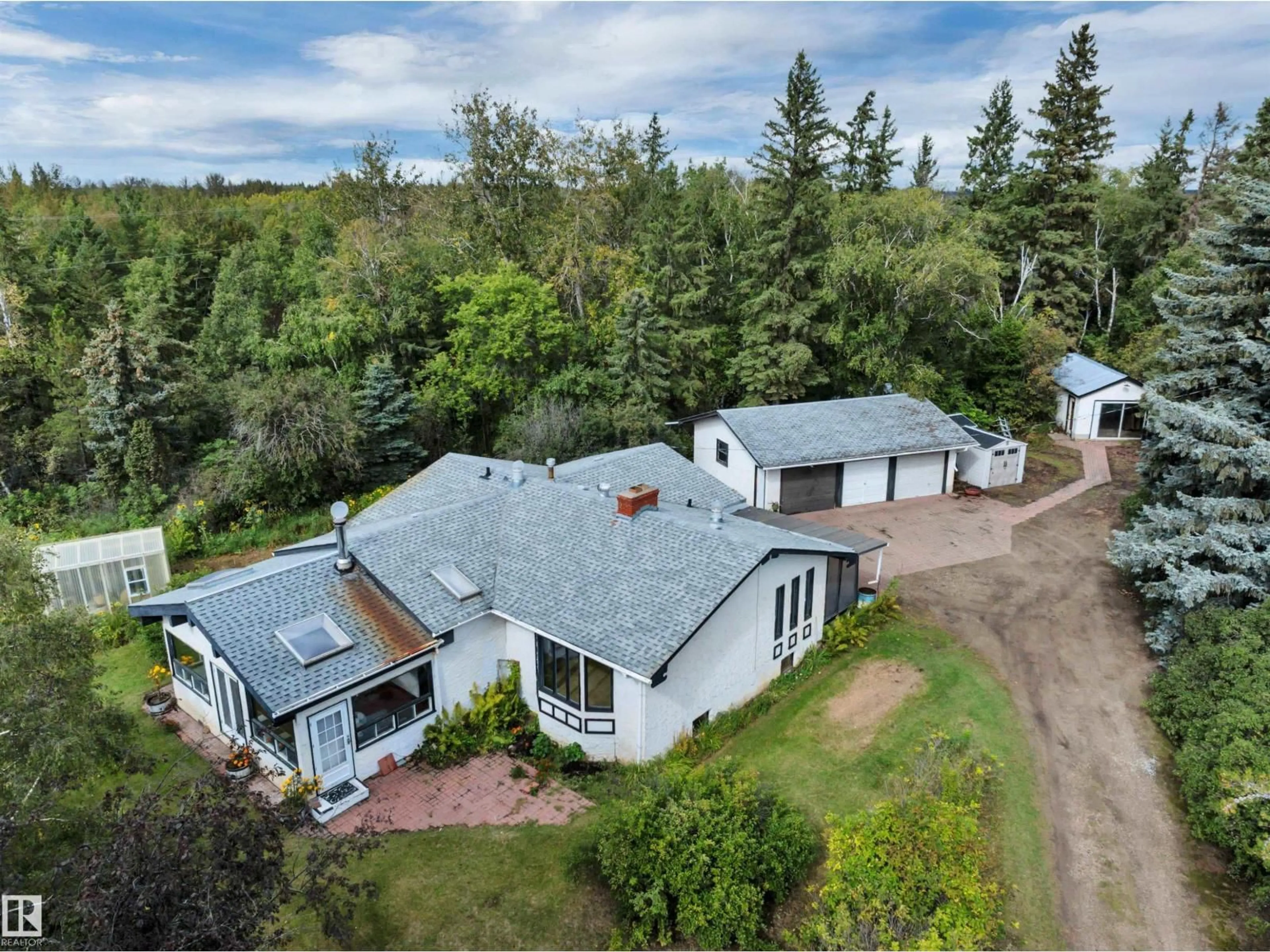 A pic from outside/outdoor area/front of a property/back of a property/a pic from drone, unknown for 51413 RGE ROAD 262, Rural Parkland County Alberta T7Y1B4