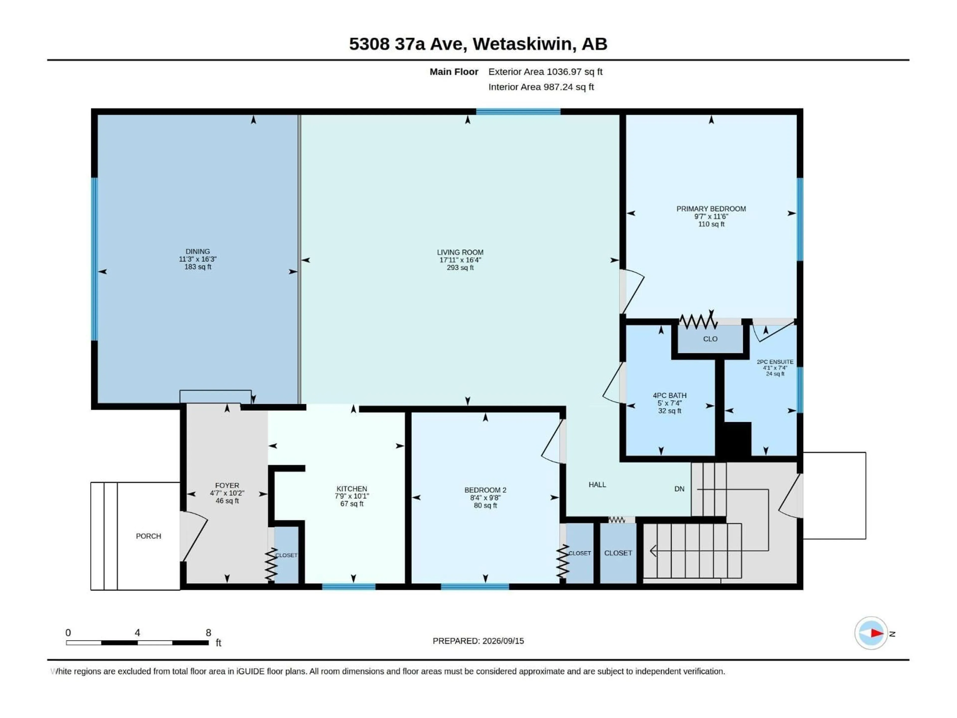 Floor plan for 5308 37A AV, Wetaskiwin Alberta T9A2N8