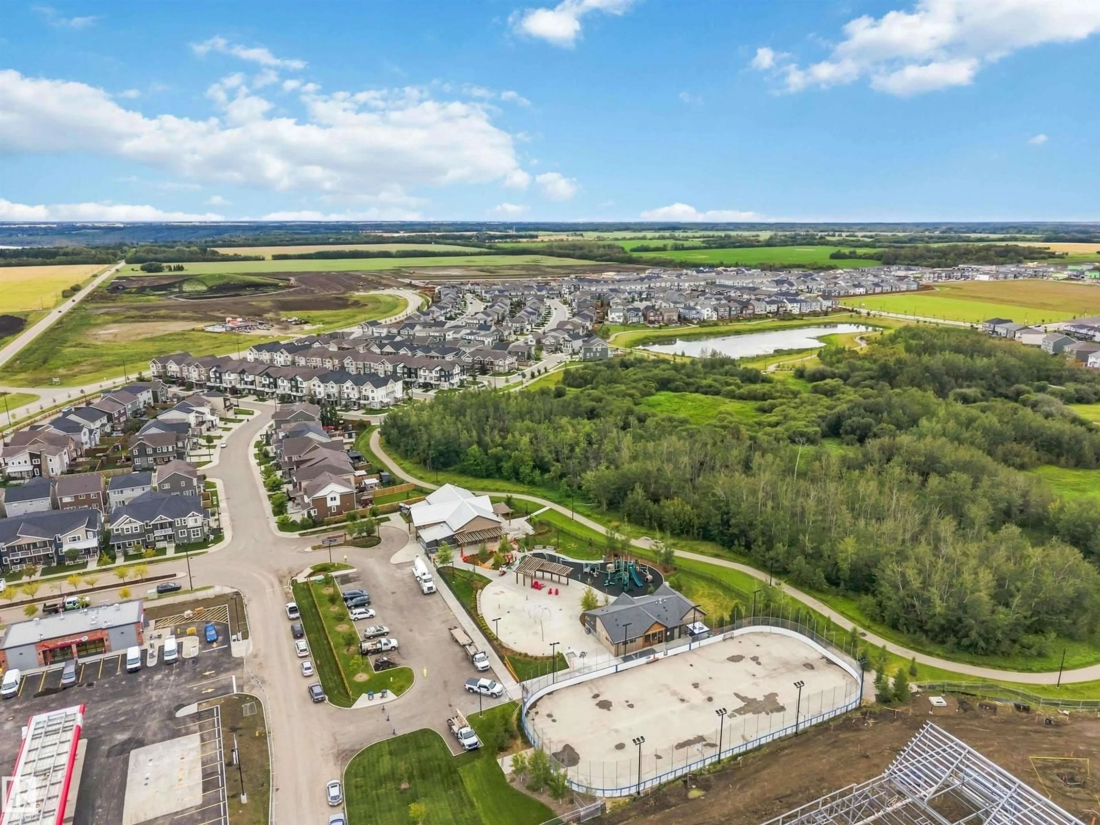 A pic from outside/outdoor area/front of a property/back of a property/a pic from drone, unknown for 20127 19 AV, Edmonton Alberta T6M0X9