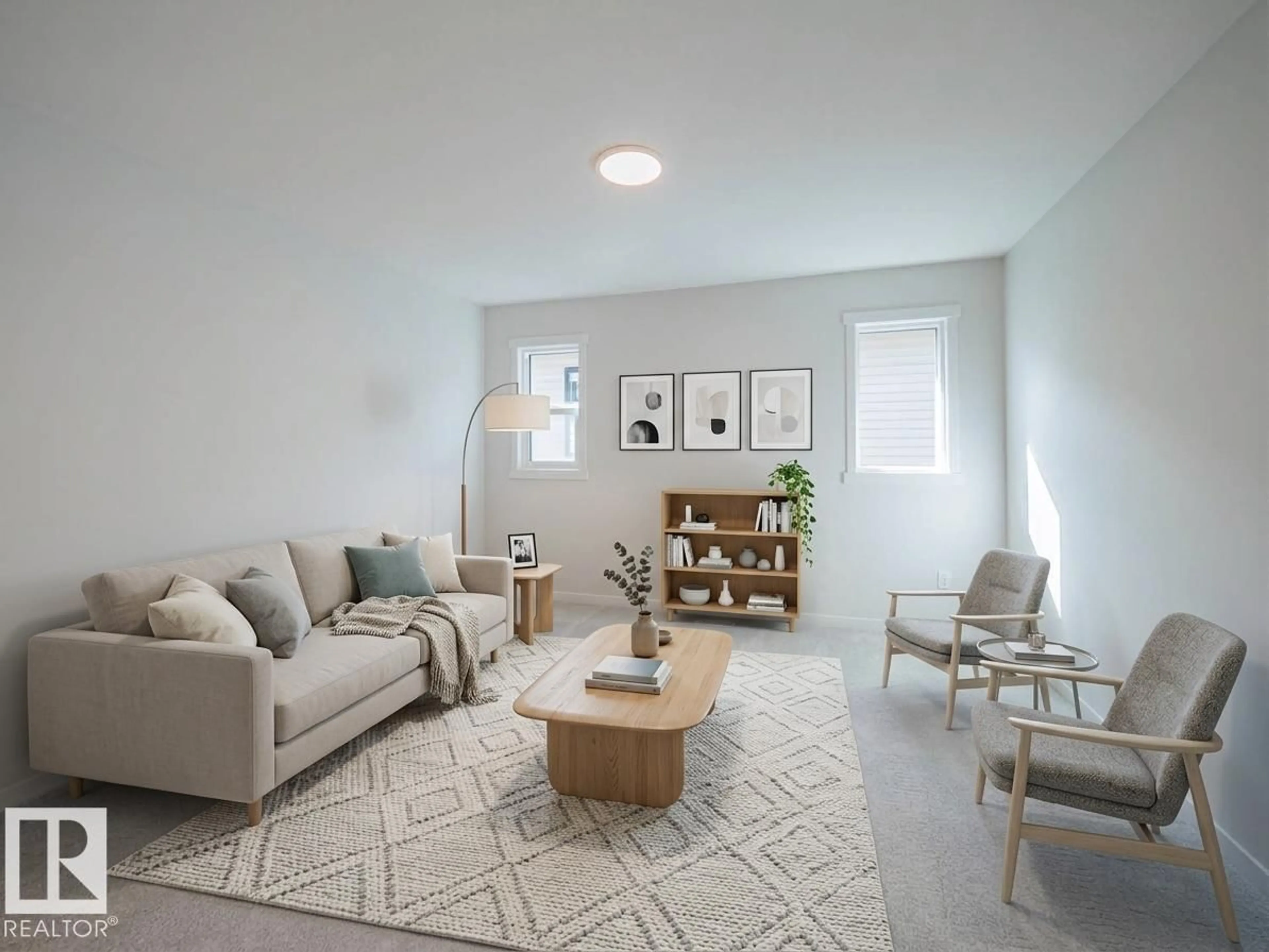 Living room with furniture, unknown for NW - 8921 223A ST, Edmonton Alberta T5T7X2