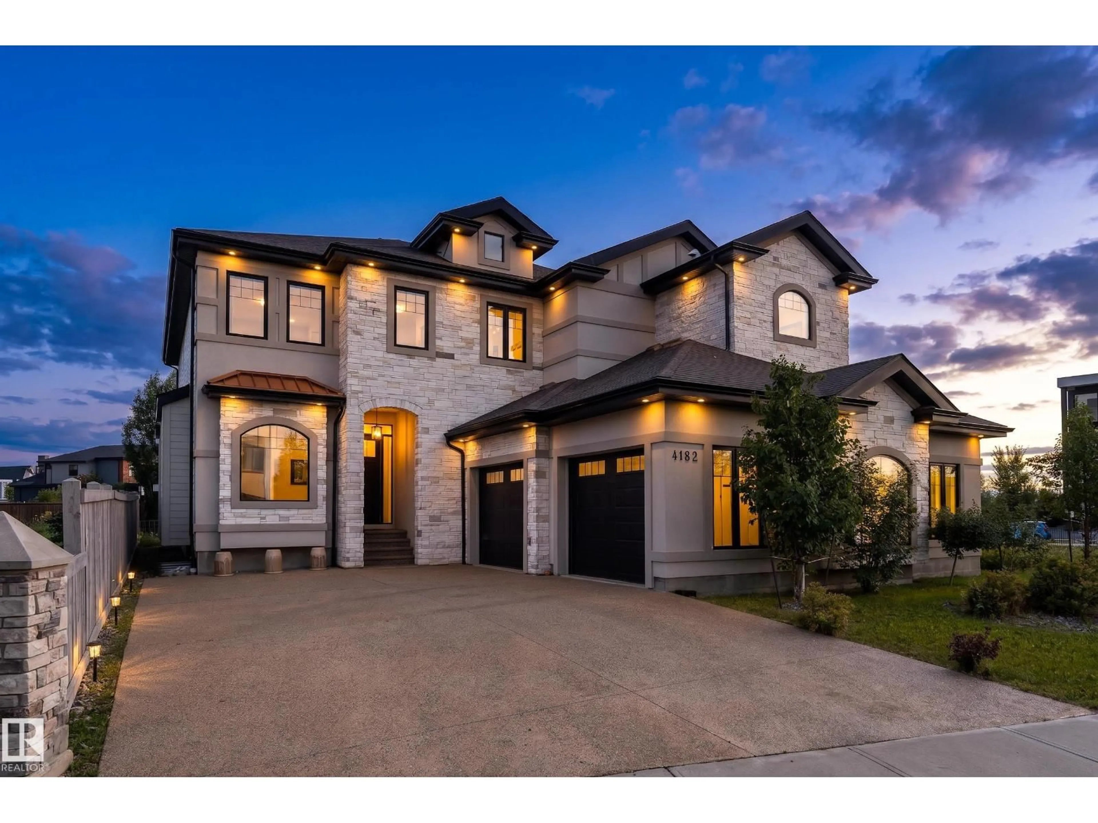 Home with brick exterior material, street for 4182 CAMERON HEIGHTS PT, Edmonton Alberta T6M0S5