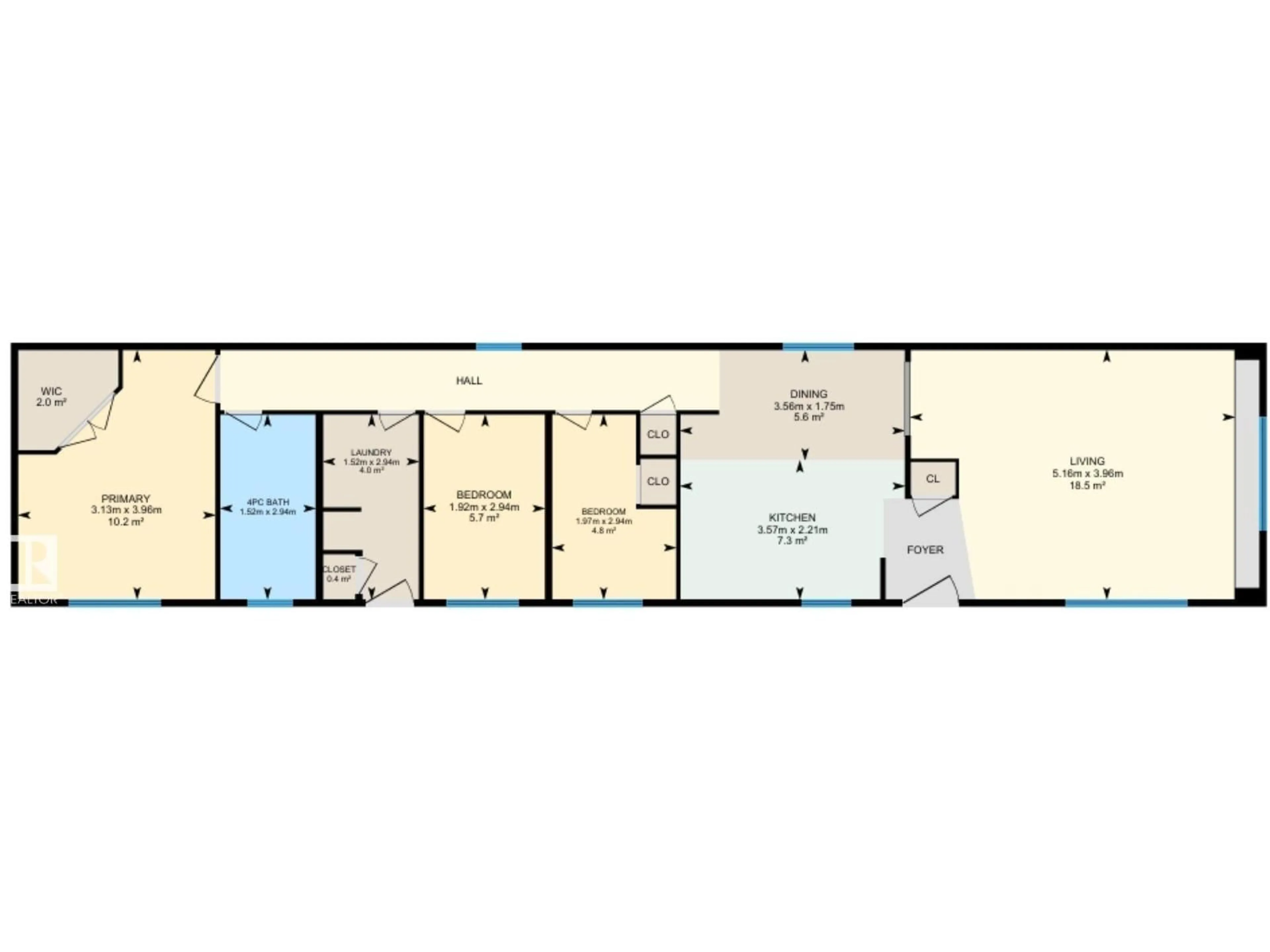 Floor plan for 3 CALMAR MOBILE HOME PARK, Calmar Alberta T0C0V0