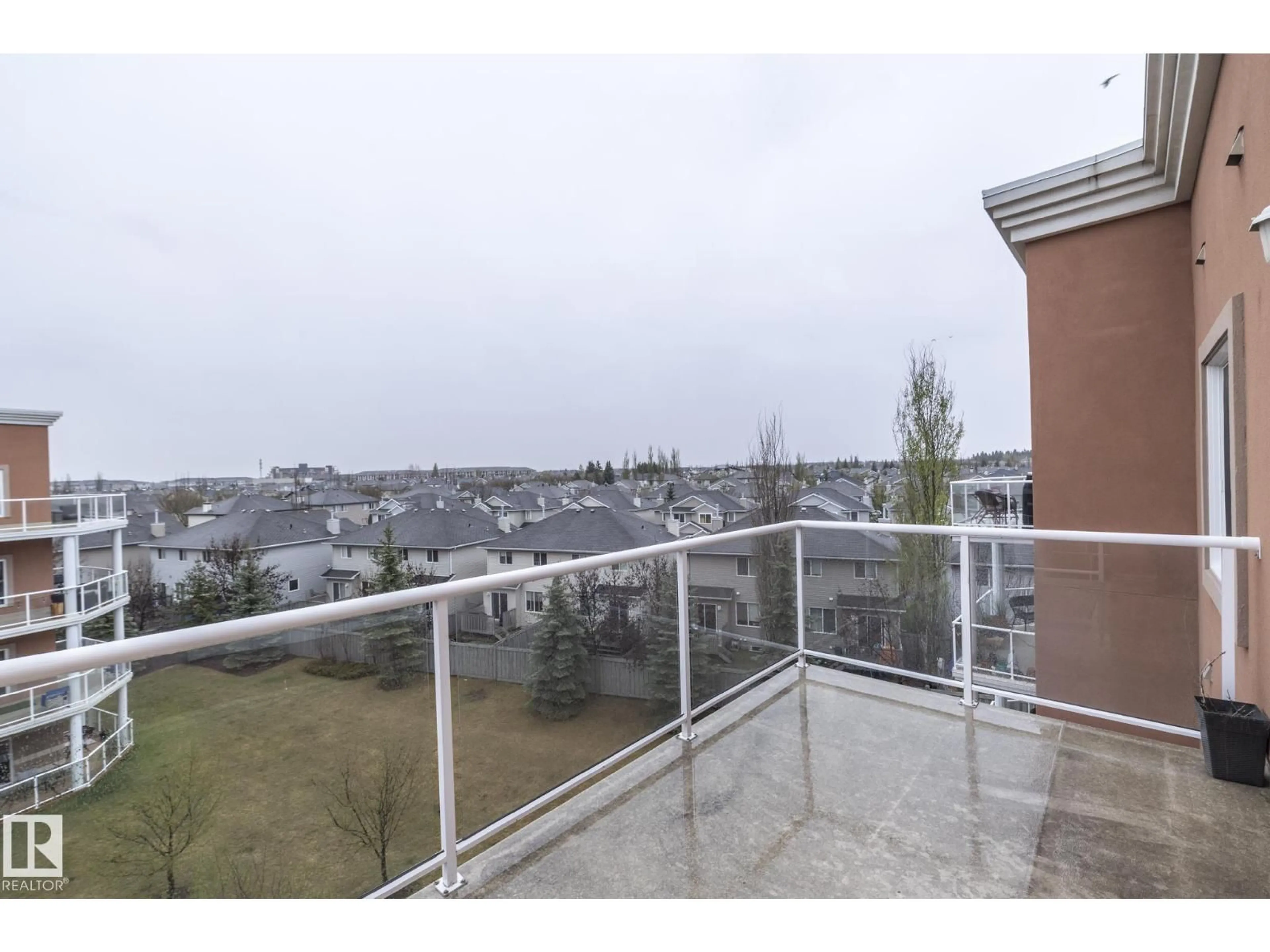 Balcony in the apartment, city buildings view from balcony for 416 - 263 MACEWAN RD, Edmonton Alberta T6W0C4