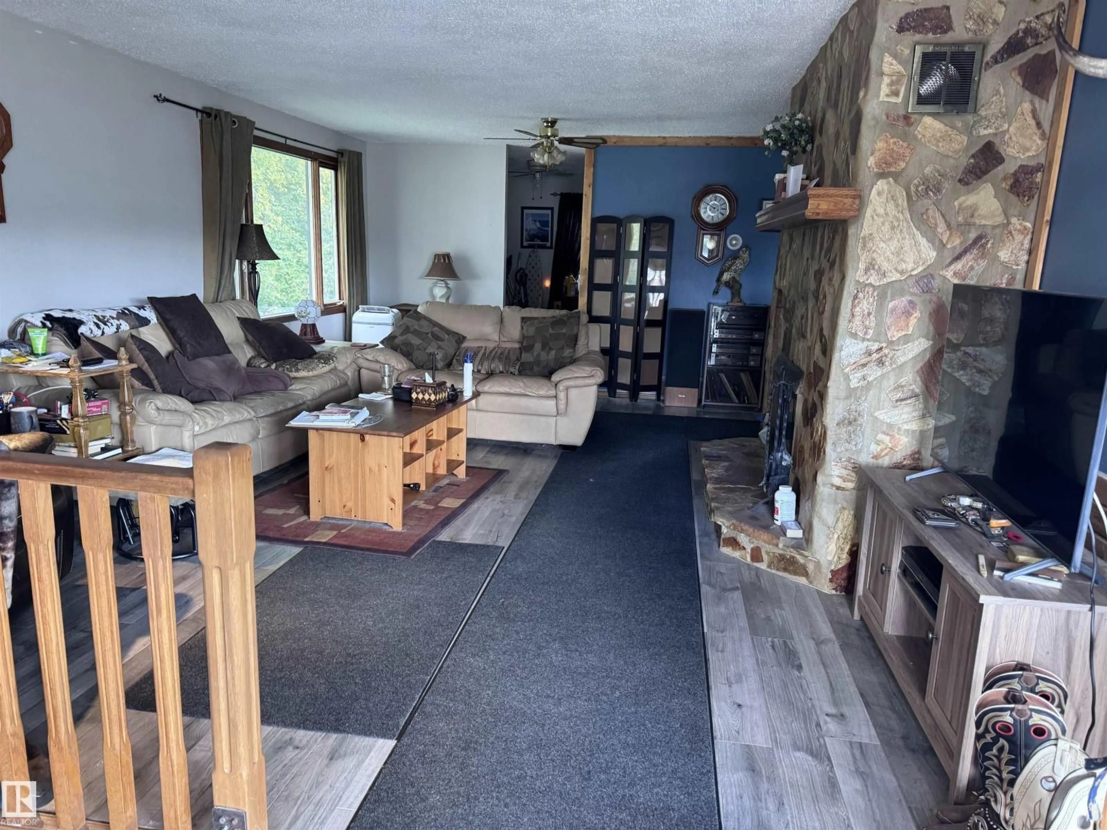 Living room with furniture, unknown for 4713 51 AV, Pickardville Alberta T0G1W0