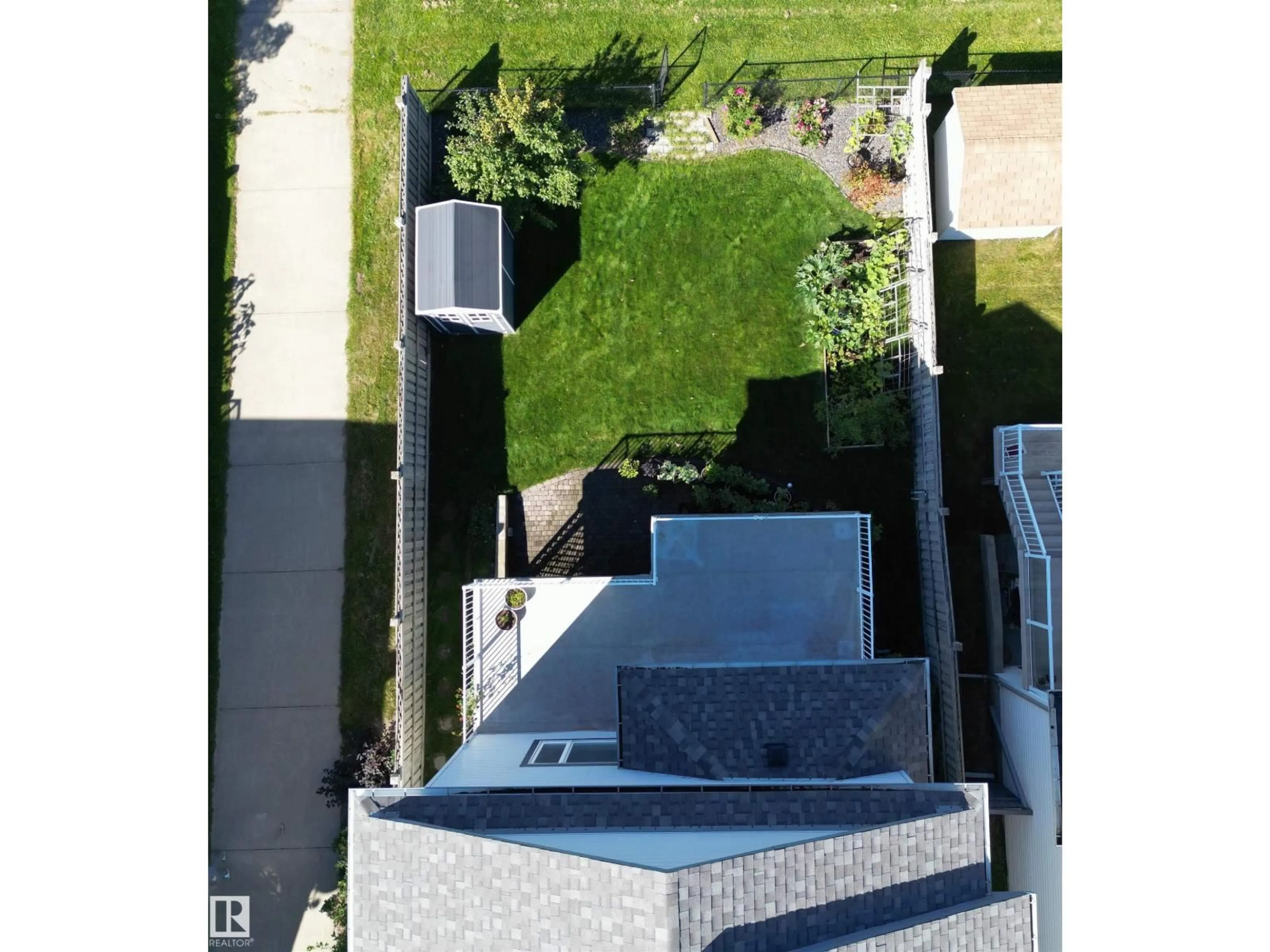 A pic from outside/outdoor area/front of a property/back of a property/a pic from drone, street for 1254 MCALLISTER WY, Edmonton Alberta T6W1X7