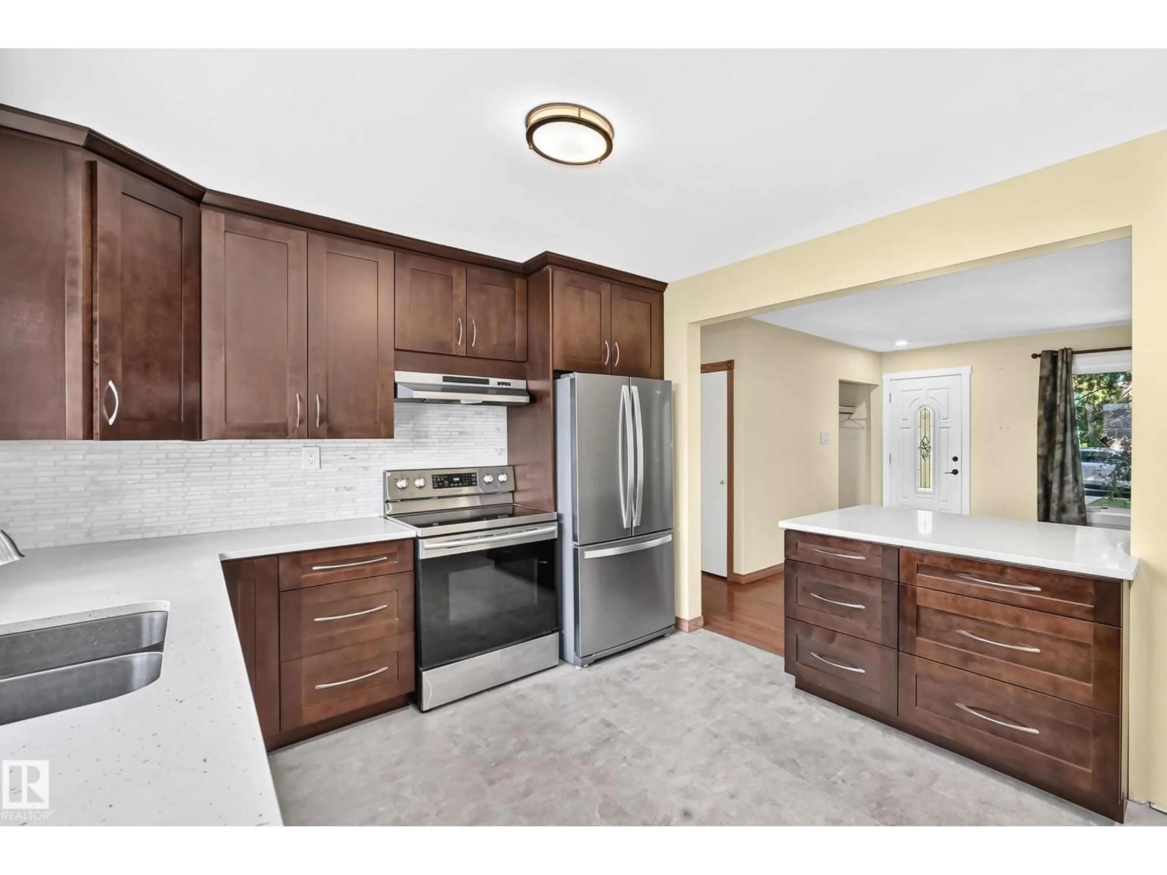 Open concept kitchen, unknown for 7032 81 ST, Edmonton Alberta T6C2T4