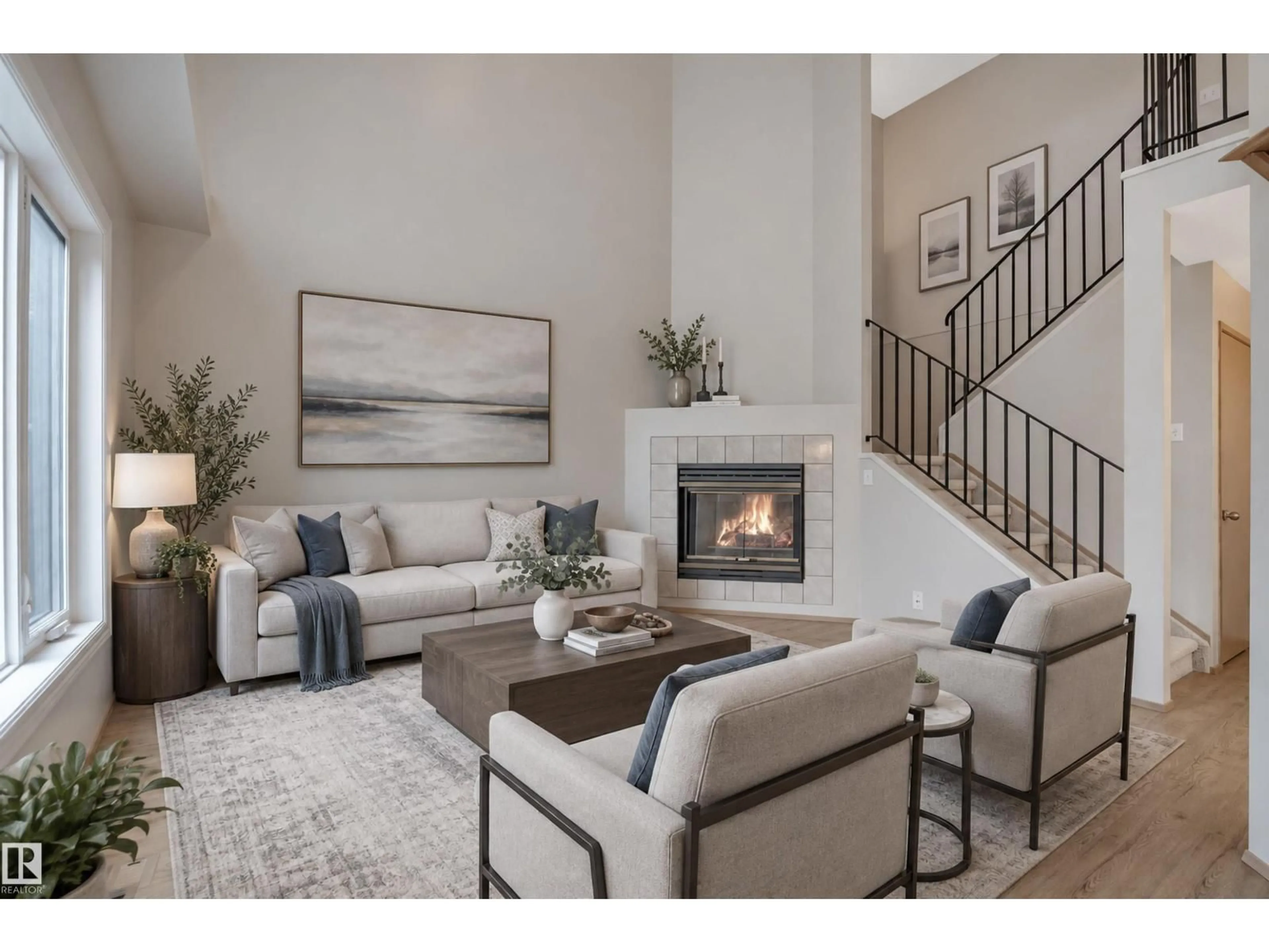 Living room with furniture, unknown for NW - 7557 188 ST, Edmonton Alberta T5T5W9