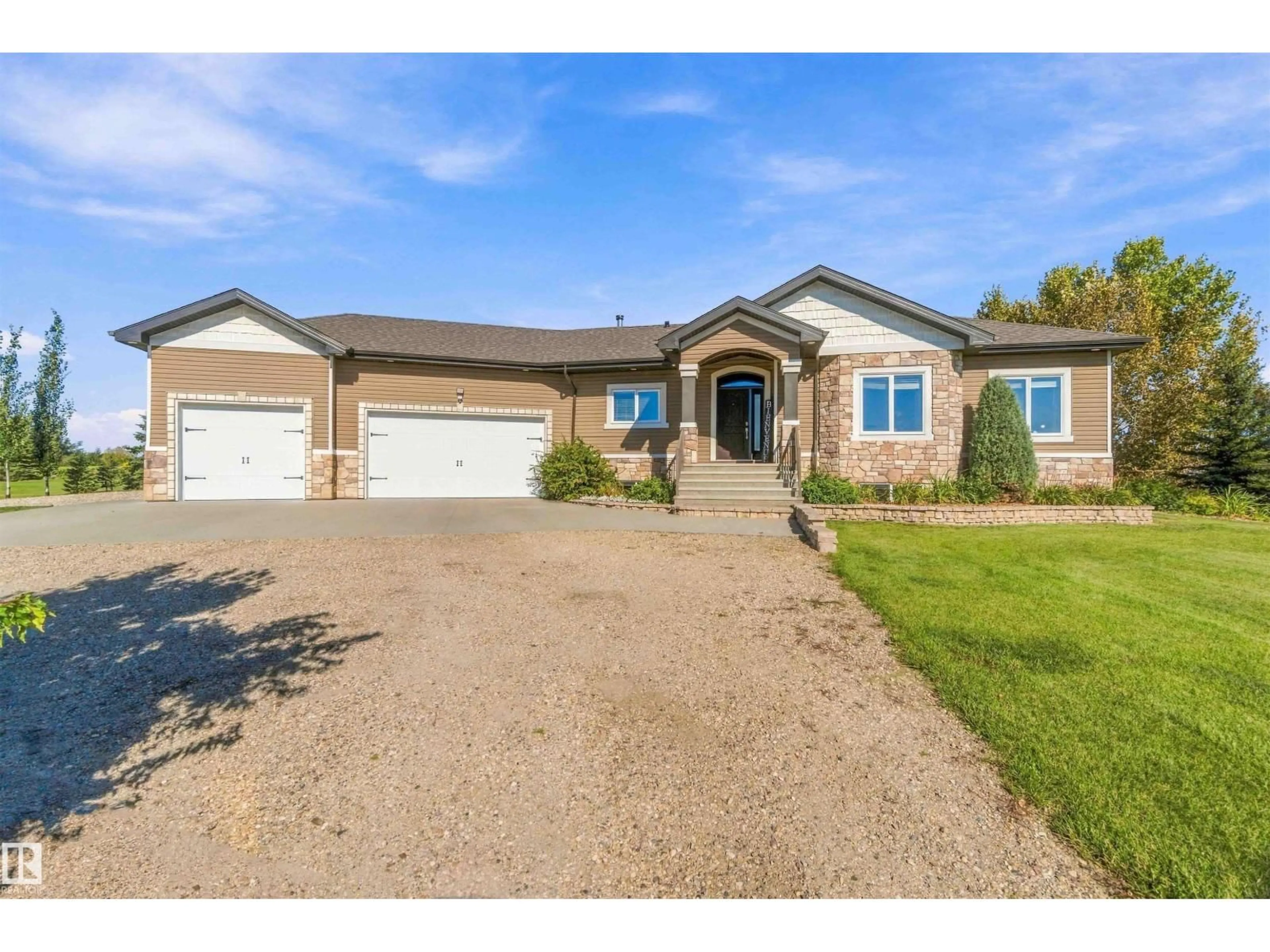 Home with brick exterior material, street for 160 50516 RGE RD RGE RD, Rural Leduc County Alberta T8A3K4