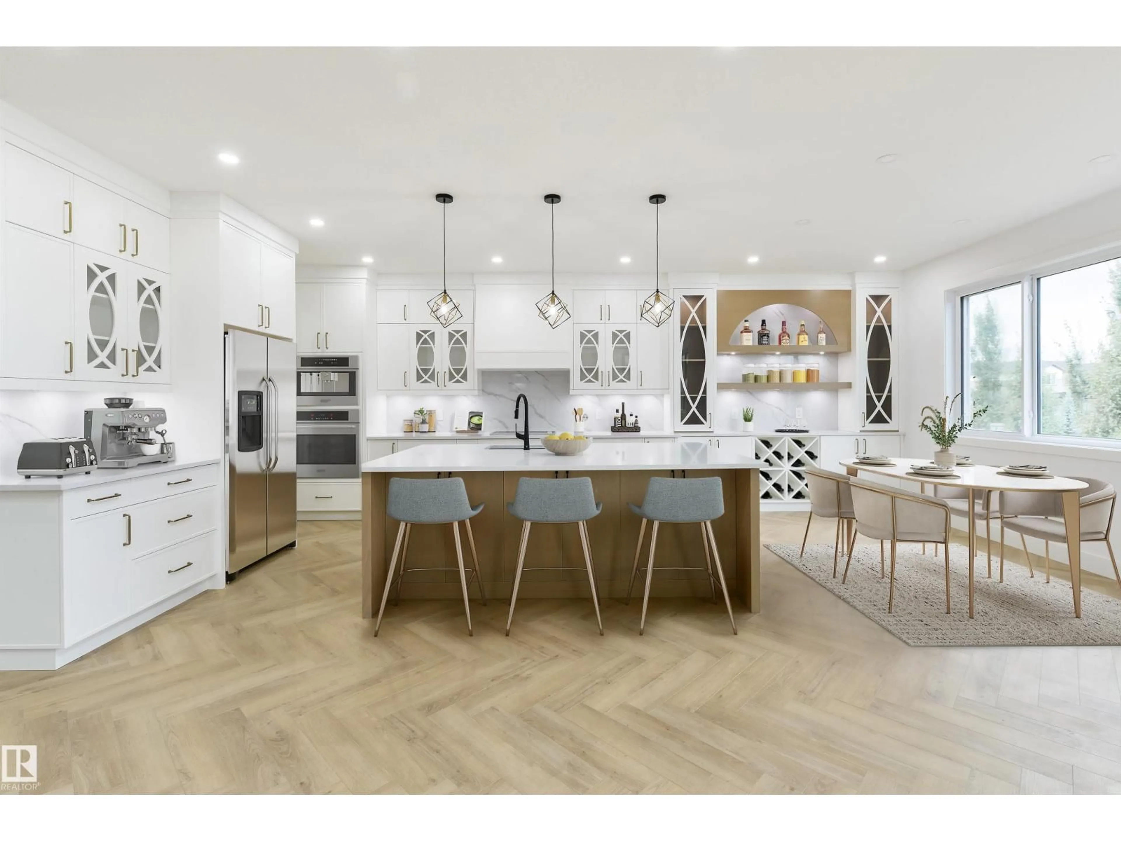 Open concept kitchen, unknown for 34 AVONLEA WY, Spruce Grove Alberta T7X0Y3