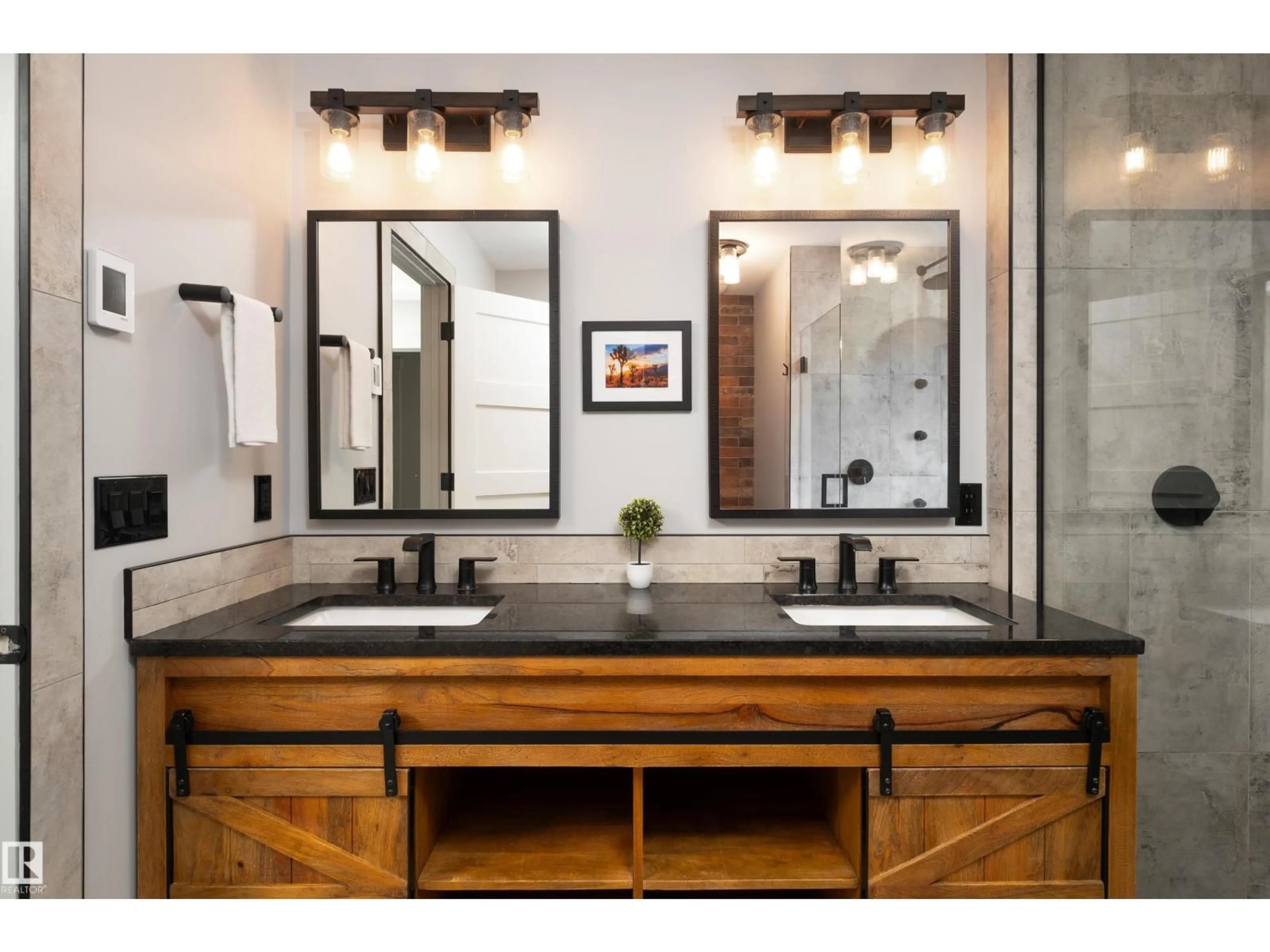 Contemporary bathroom, ceramic/tile floor for 633 FOXTAIL LN, Sherwood Park Alberta T8A4P2