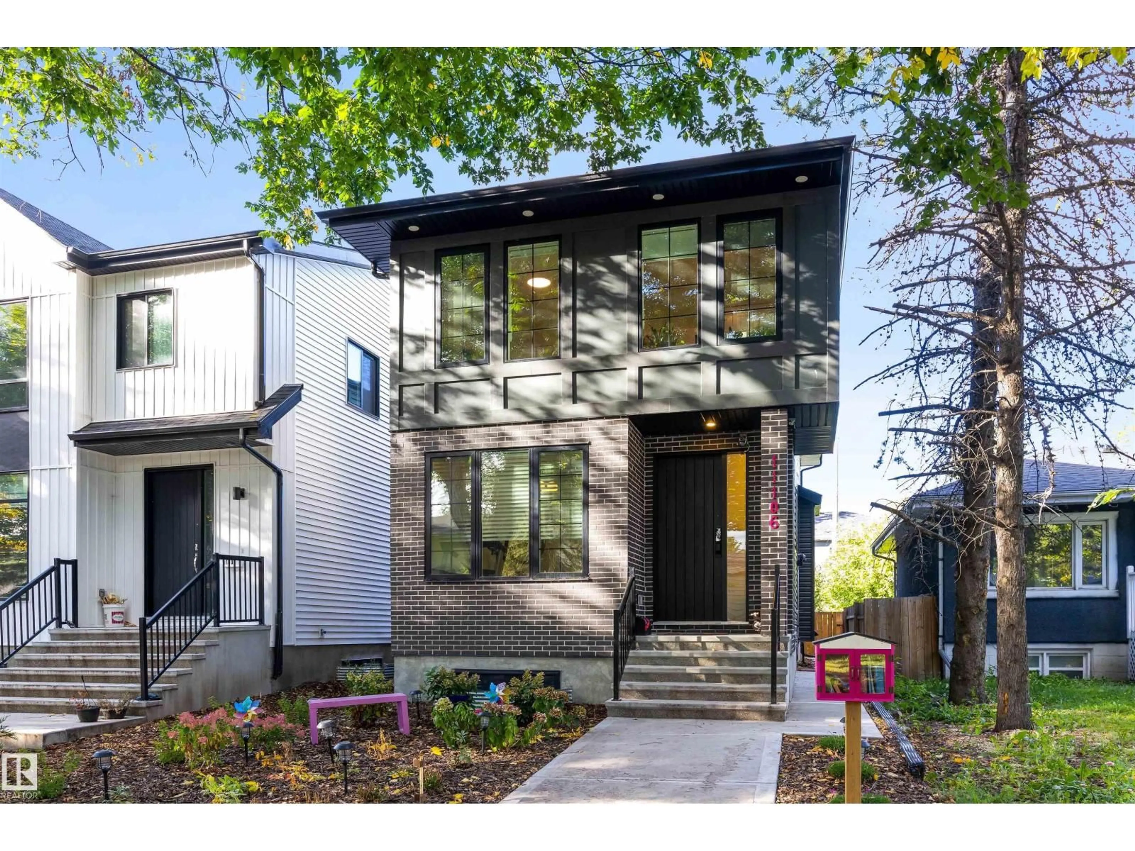 Home with brick exterior material, street for NW - 11106 73 AV, Edmonton Alberta T6G0C4