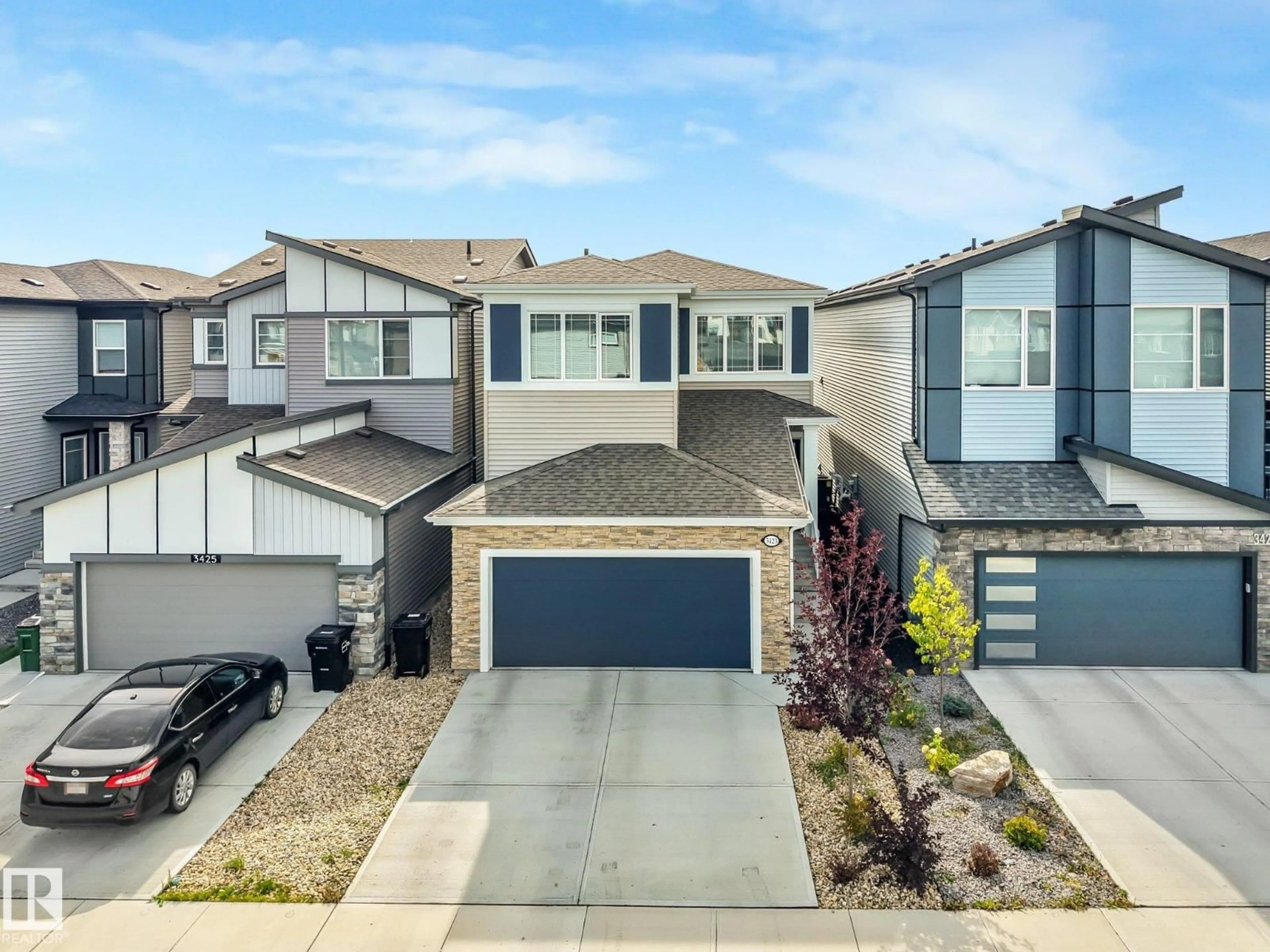 A pic from outside/outdoor area/front of a property/back of a property/a pic from drone, street for SW - 3423 KULAY GR, Edmonton Alberta T6W5H3
